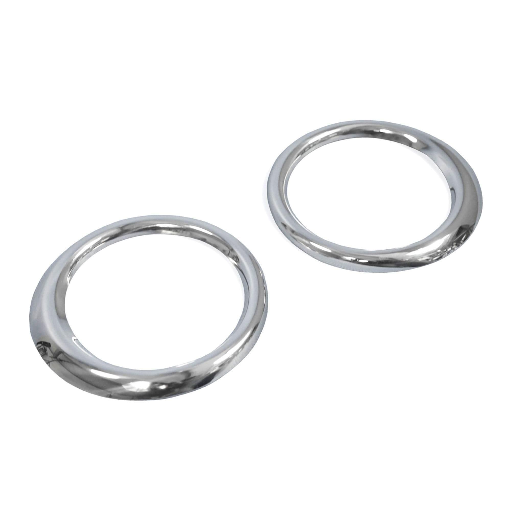 Fog light frames — Chrome, Stainless steel, Polished