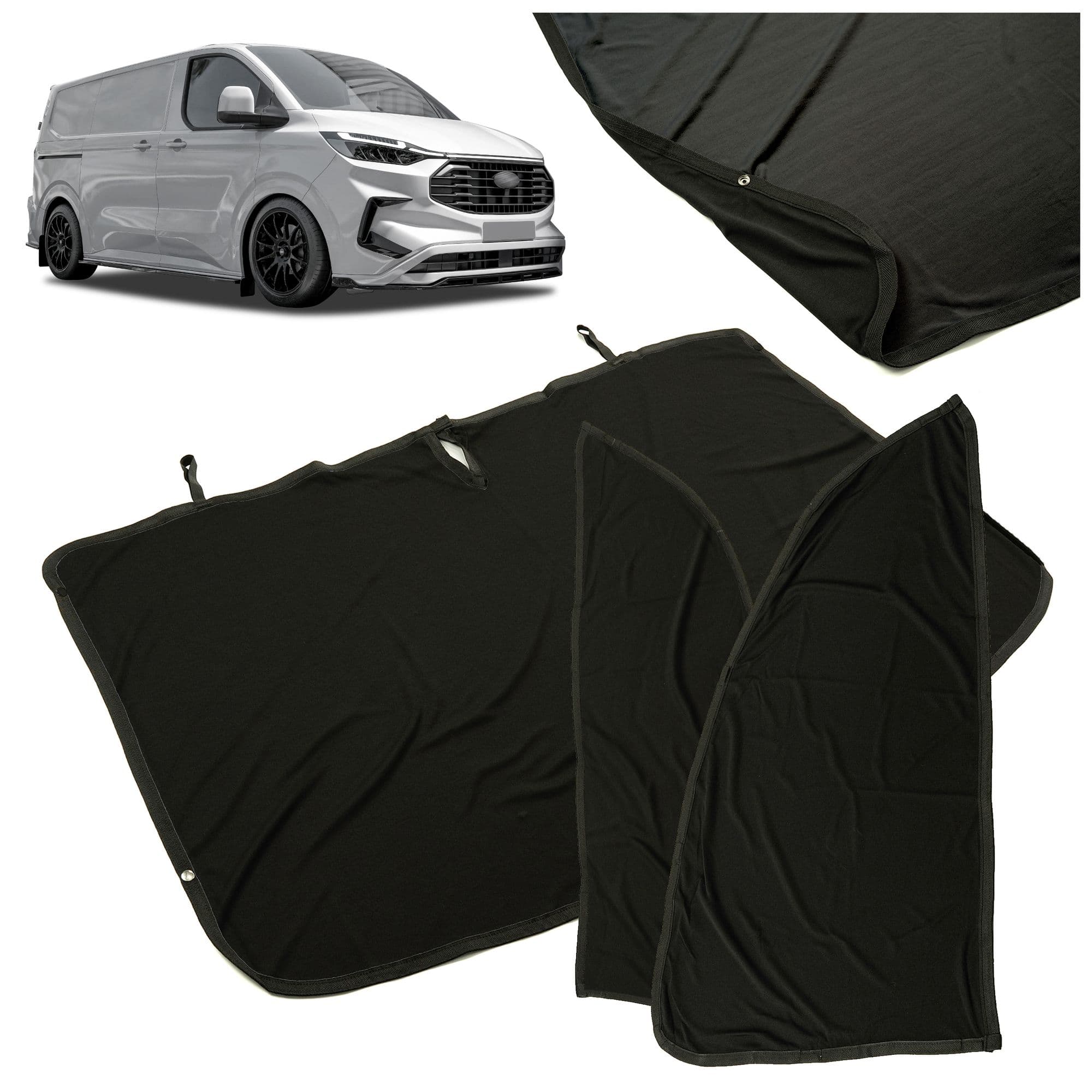 Blackout curtains — Black, Polyester