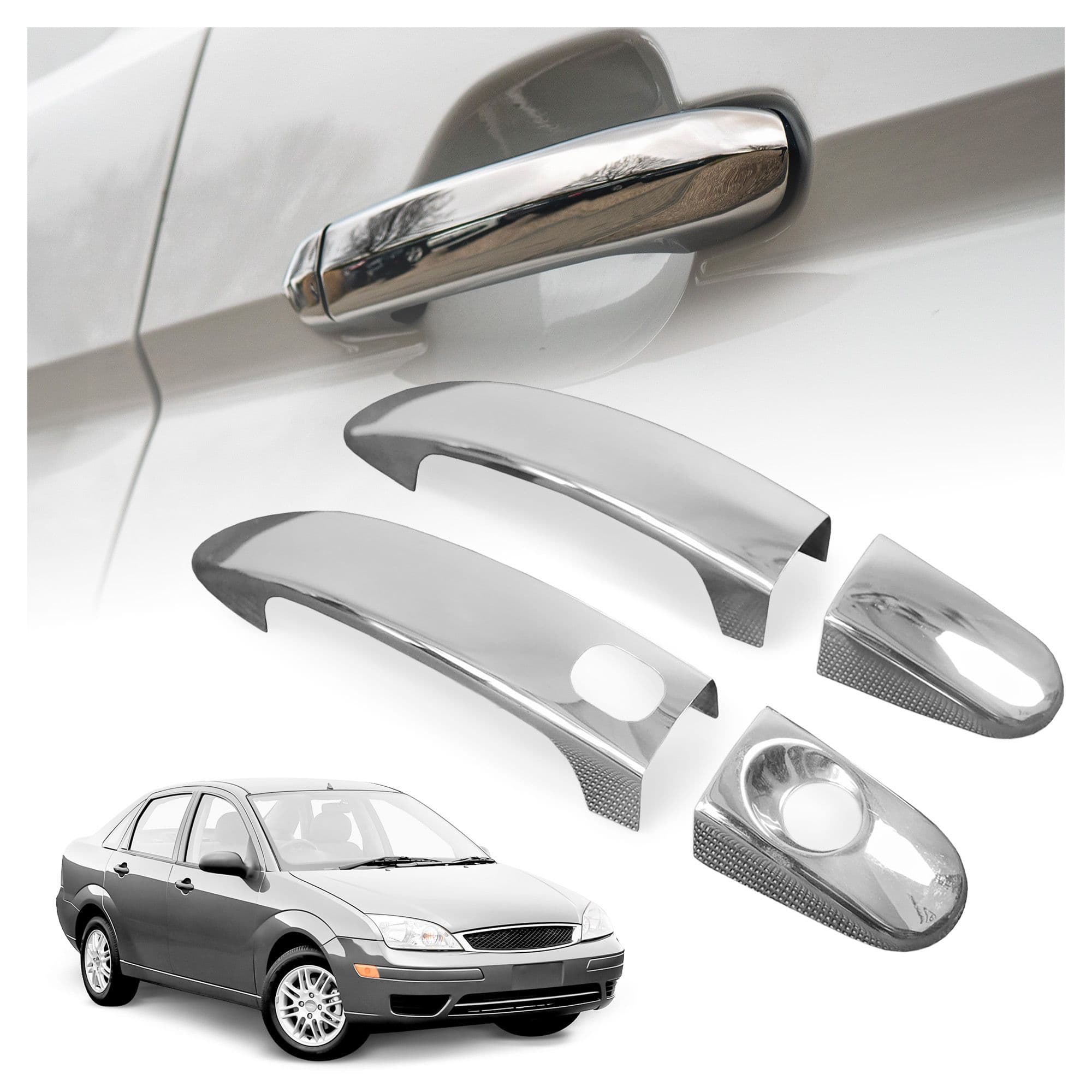 Handle covers — Chrome, Stainless steel, Polished