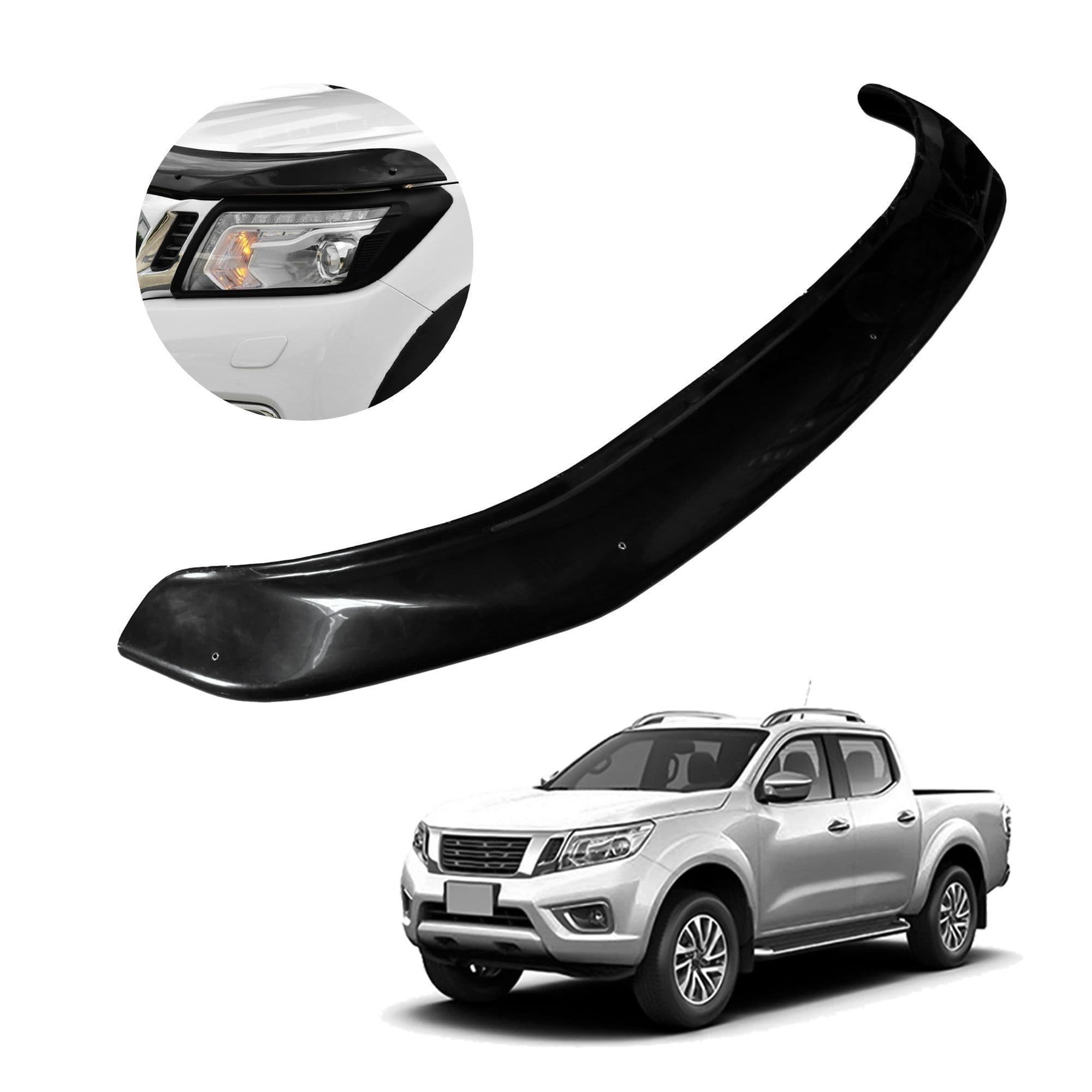 Bonnet guard — Black, ABS plastic, Shiny