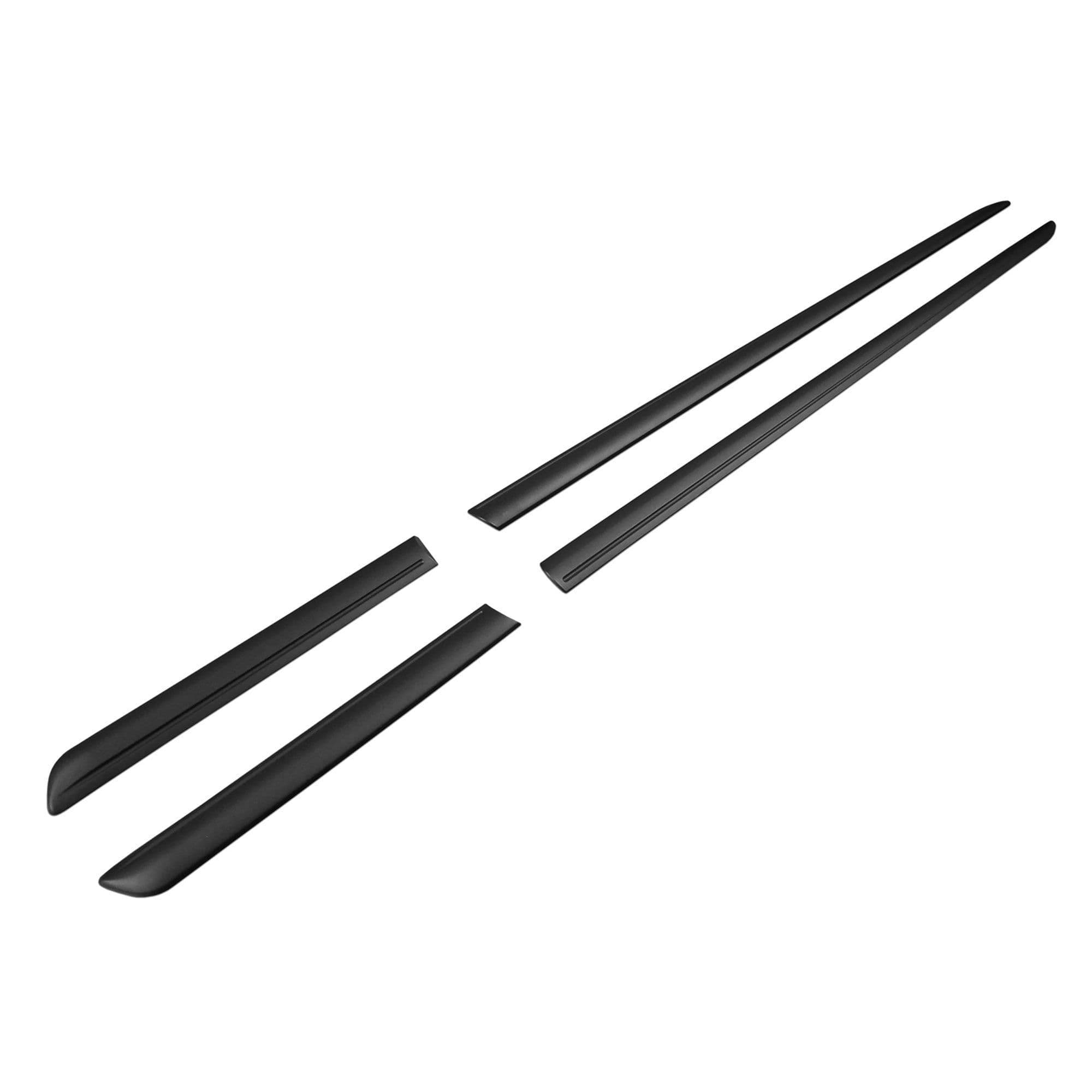 Side door trims — Black, Polyurethane composite PU, Matte