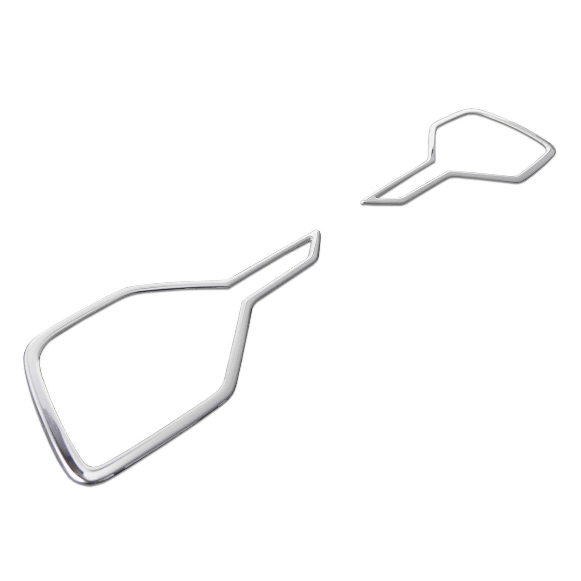 Fog light frames — Chrome, Stainless steel, Polished