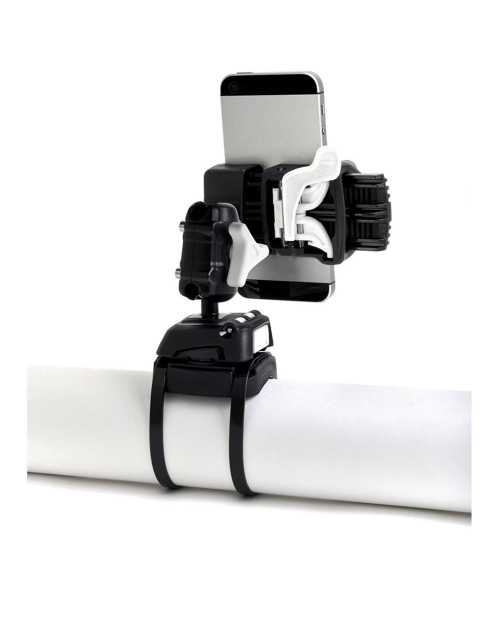 Mounting kit for phone with multi-position adapter with straps ROKK Mini — Black, Aluminum | Plastic, Matte