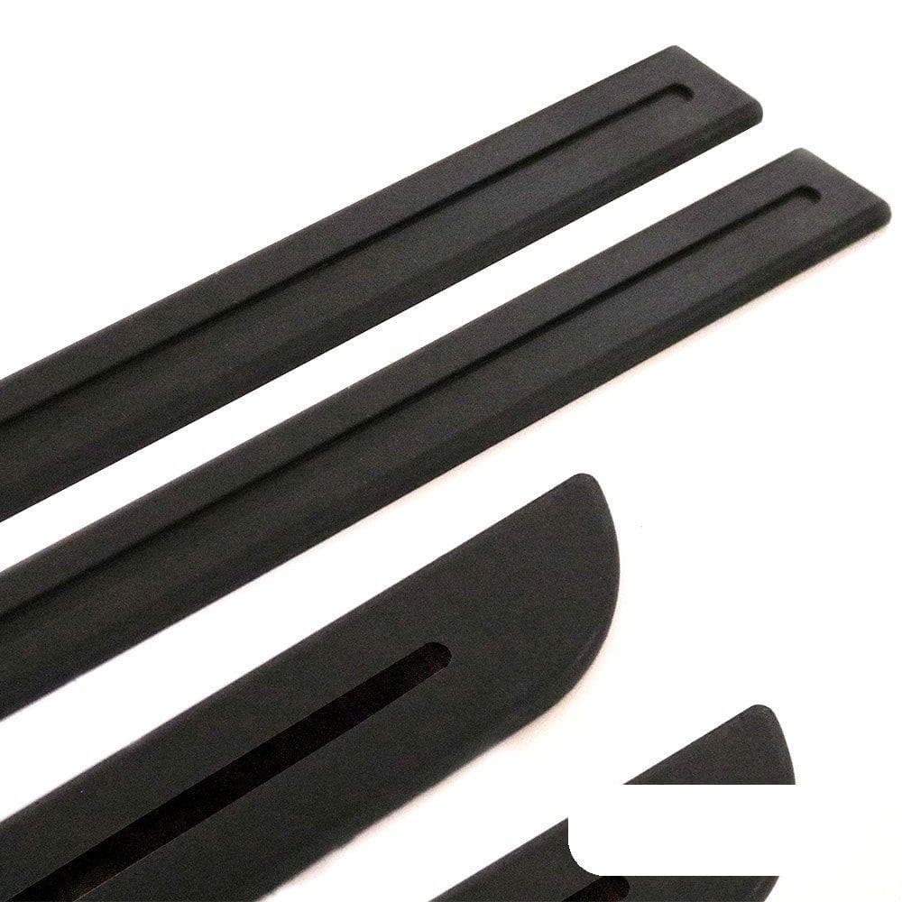 Side door trims — Black, Plastic, Matte
