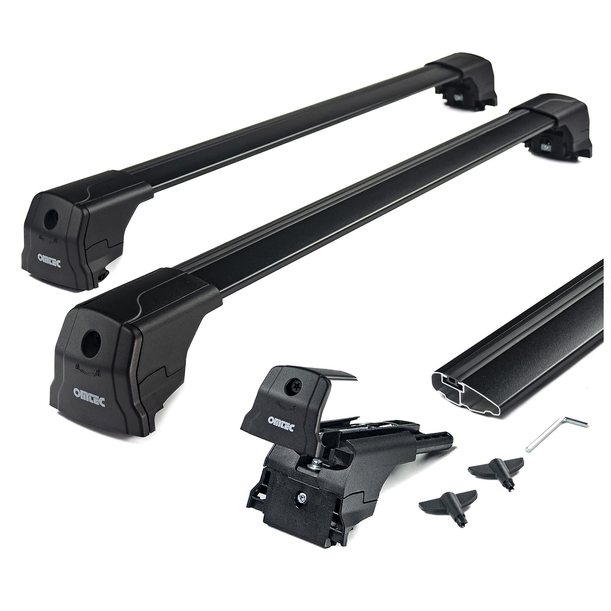 Roof rack Elegance V2 — Black, Aluminum, Painted