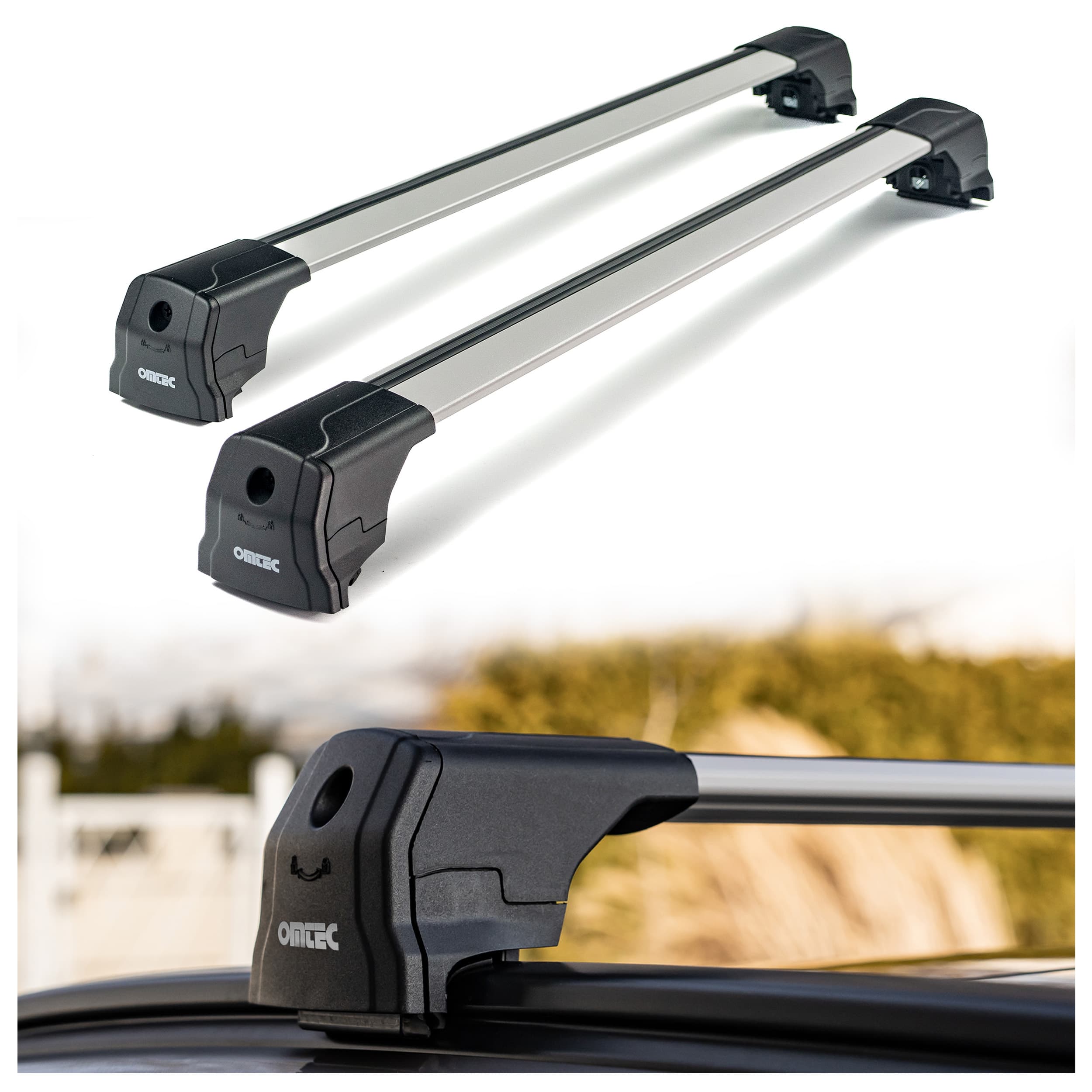 Roof rack Elegance V2 — Silver, Aluminum, Matte