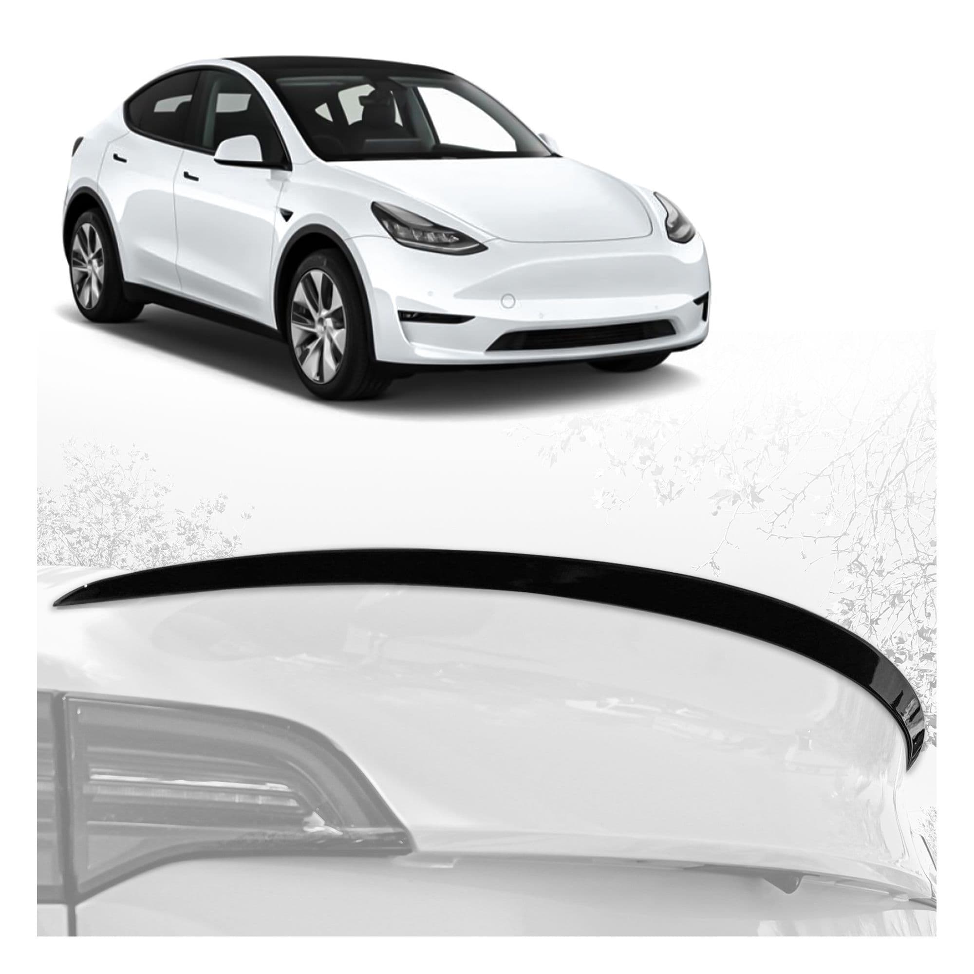 Rear tailgate wing / spoiler — Polyurethane, For painting