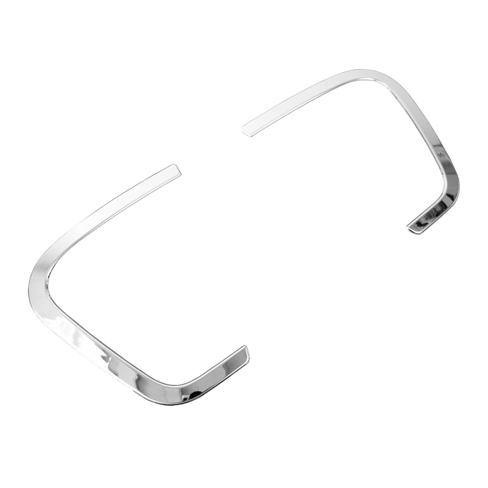 Fog light frames — Chrome, Stainless steel, Polished