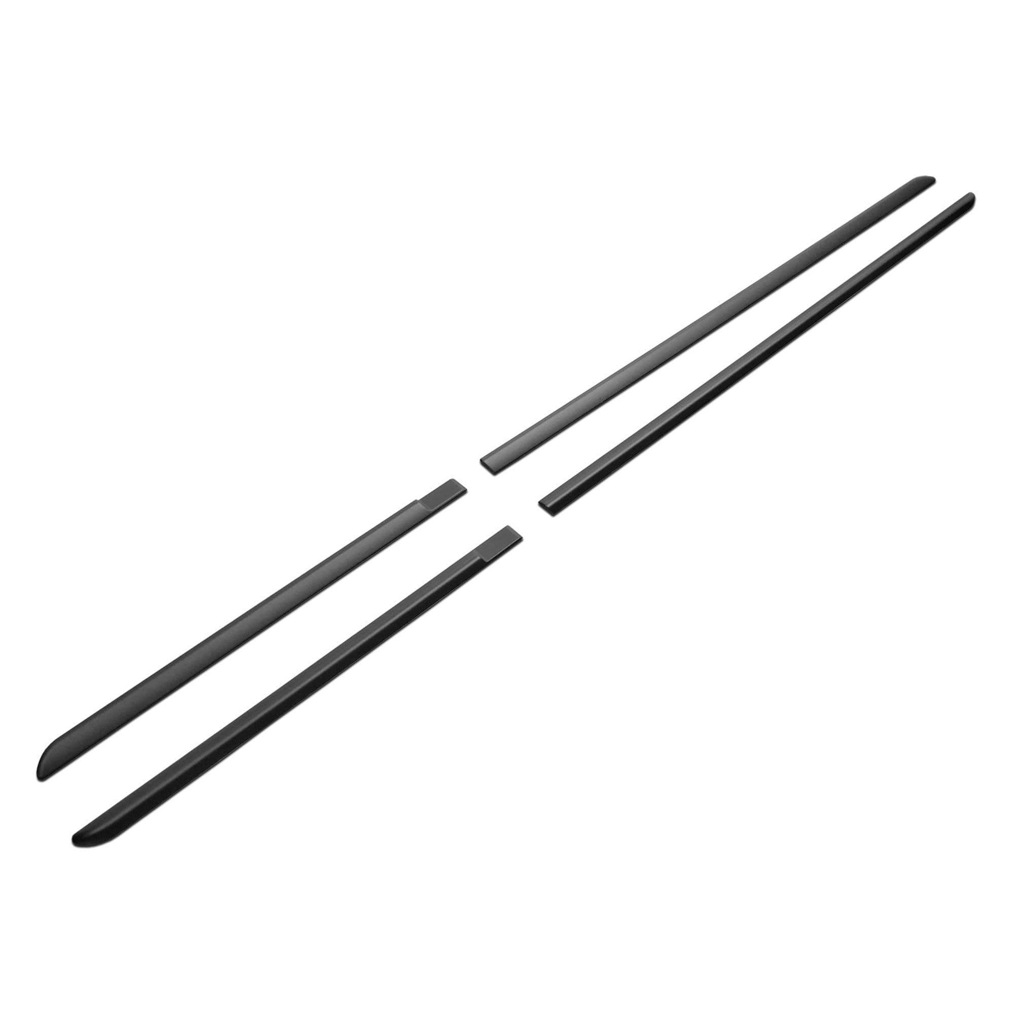 Side door trims — Black, Polyurethane composite PU, Matte