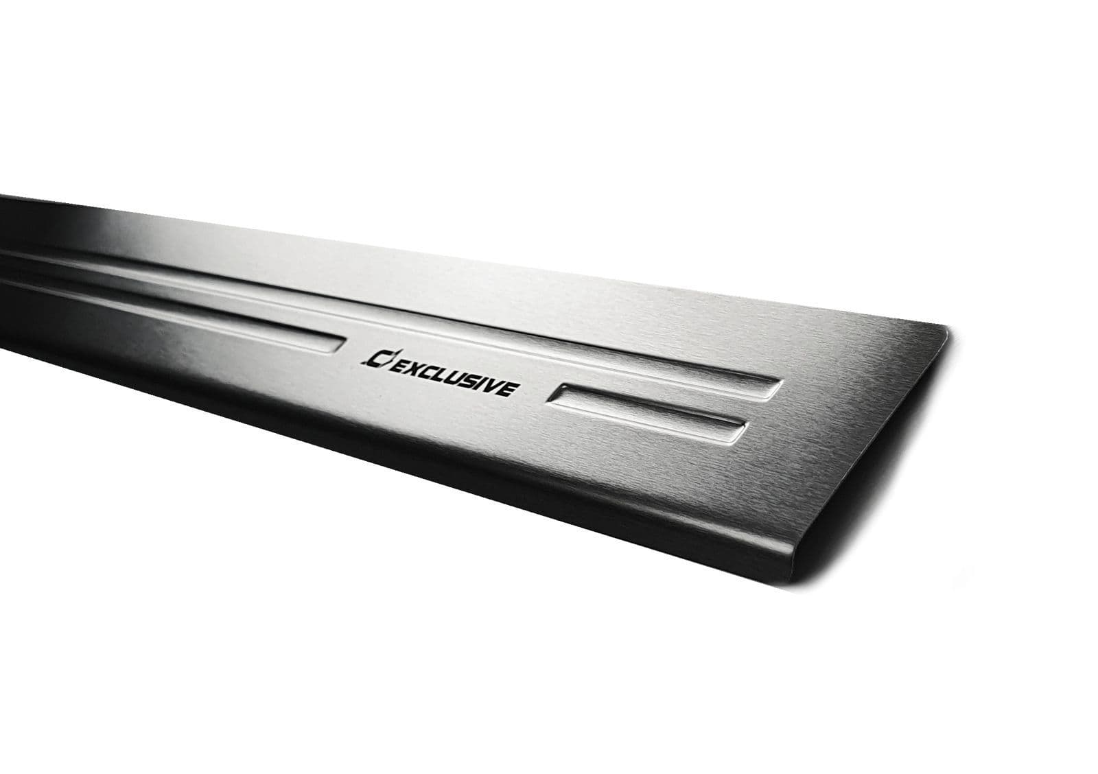 Seuils de porte — Argenté, Acier inoxydable, Brossé