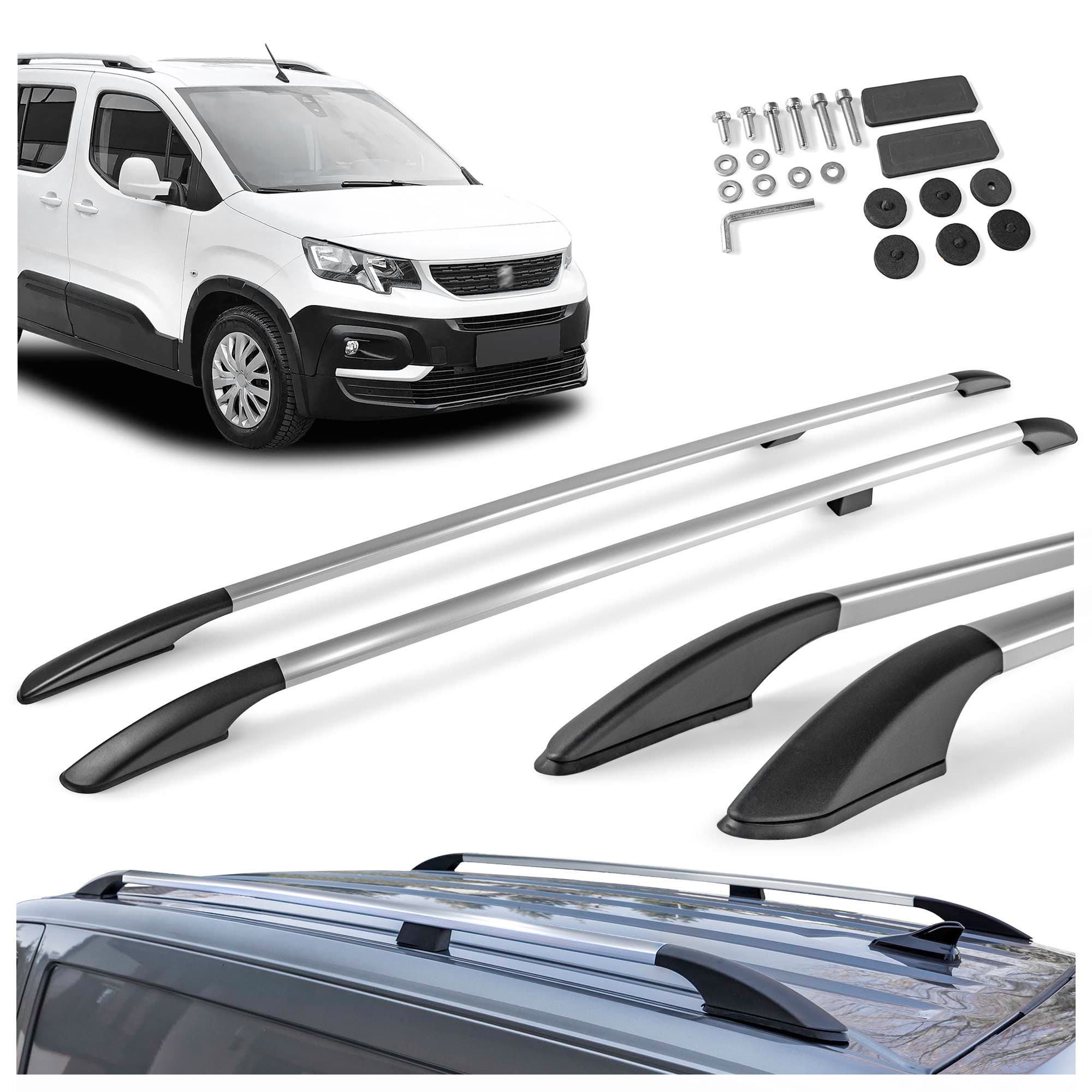 Roof rails Solid — Chrome, Aluminum | Plastic, Polished