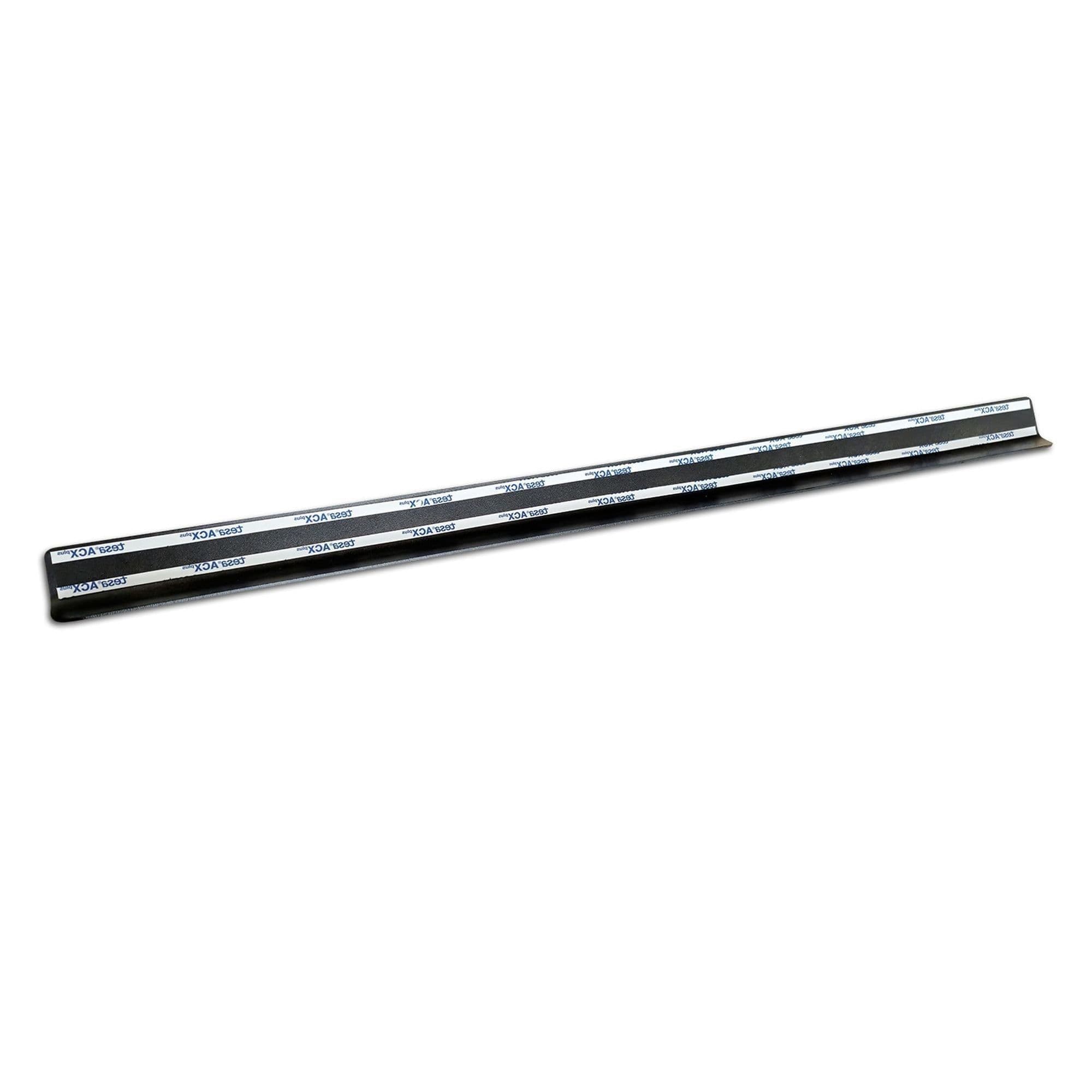 Schwellerleisten — Schwarz, Aluminium, Geriffelt