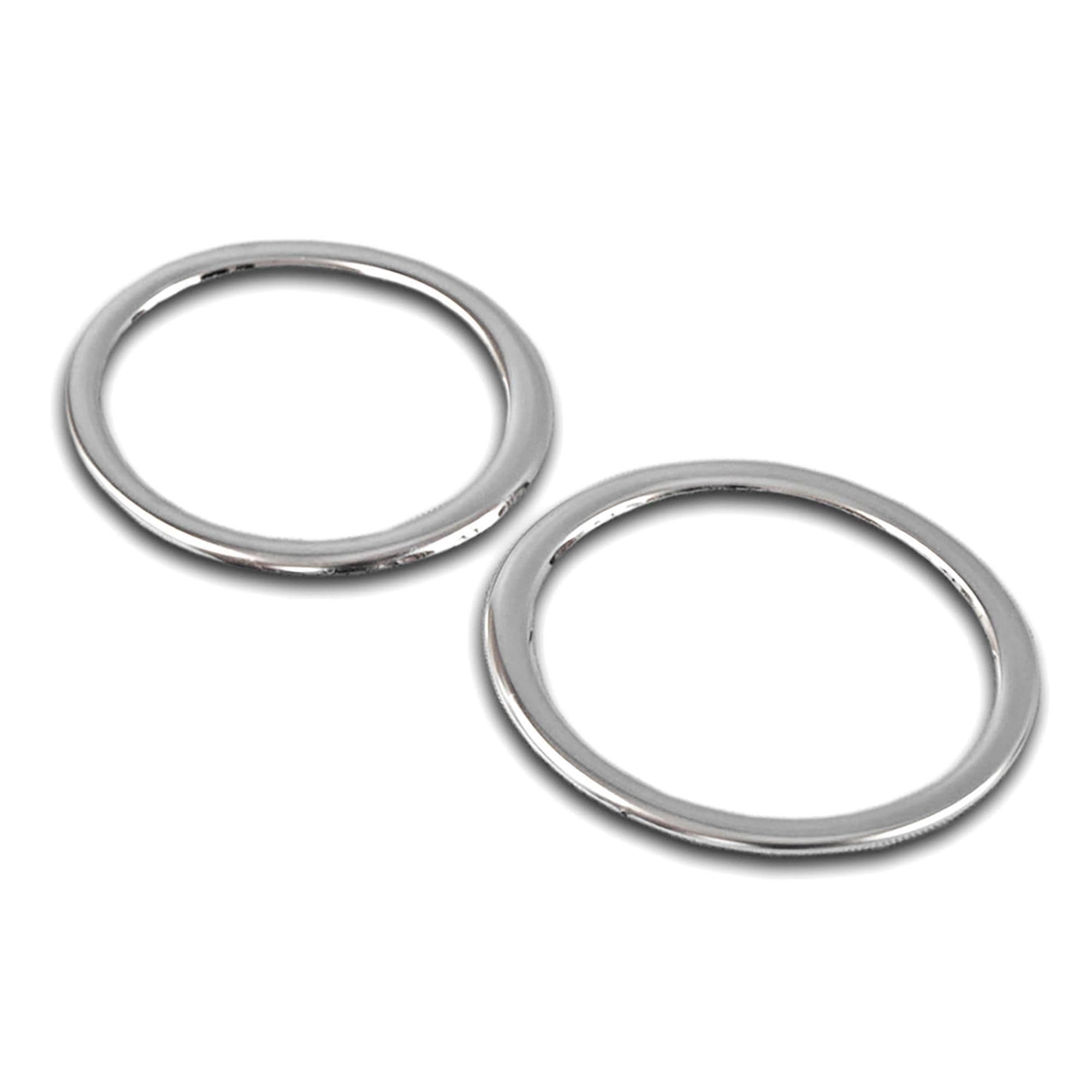 Fog light frames — Chrome, Stainless steel, Polished