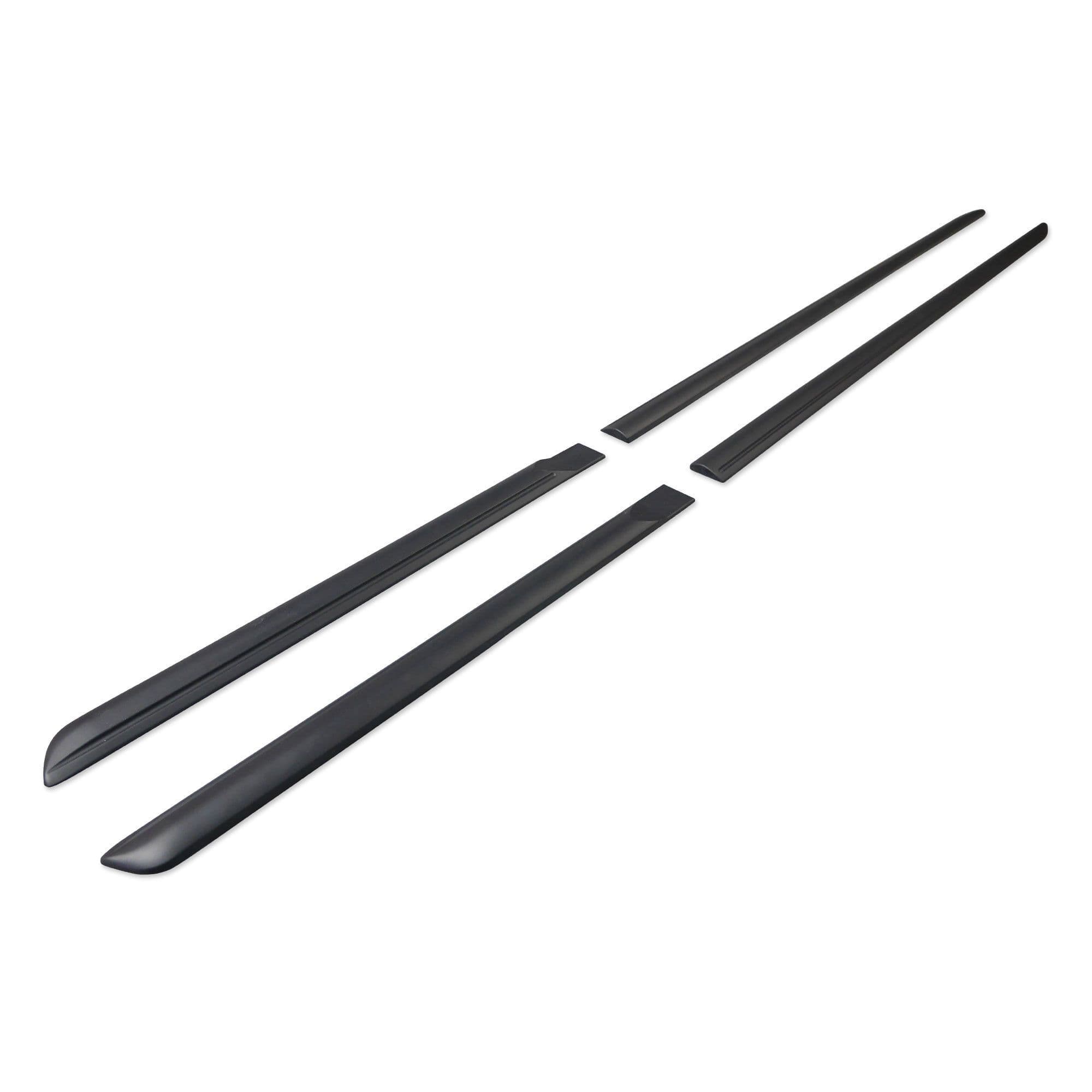 Side door trims — Black, Polyurethane composite PU, Matte