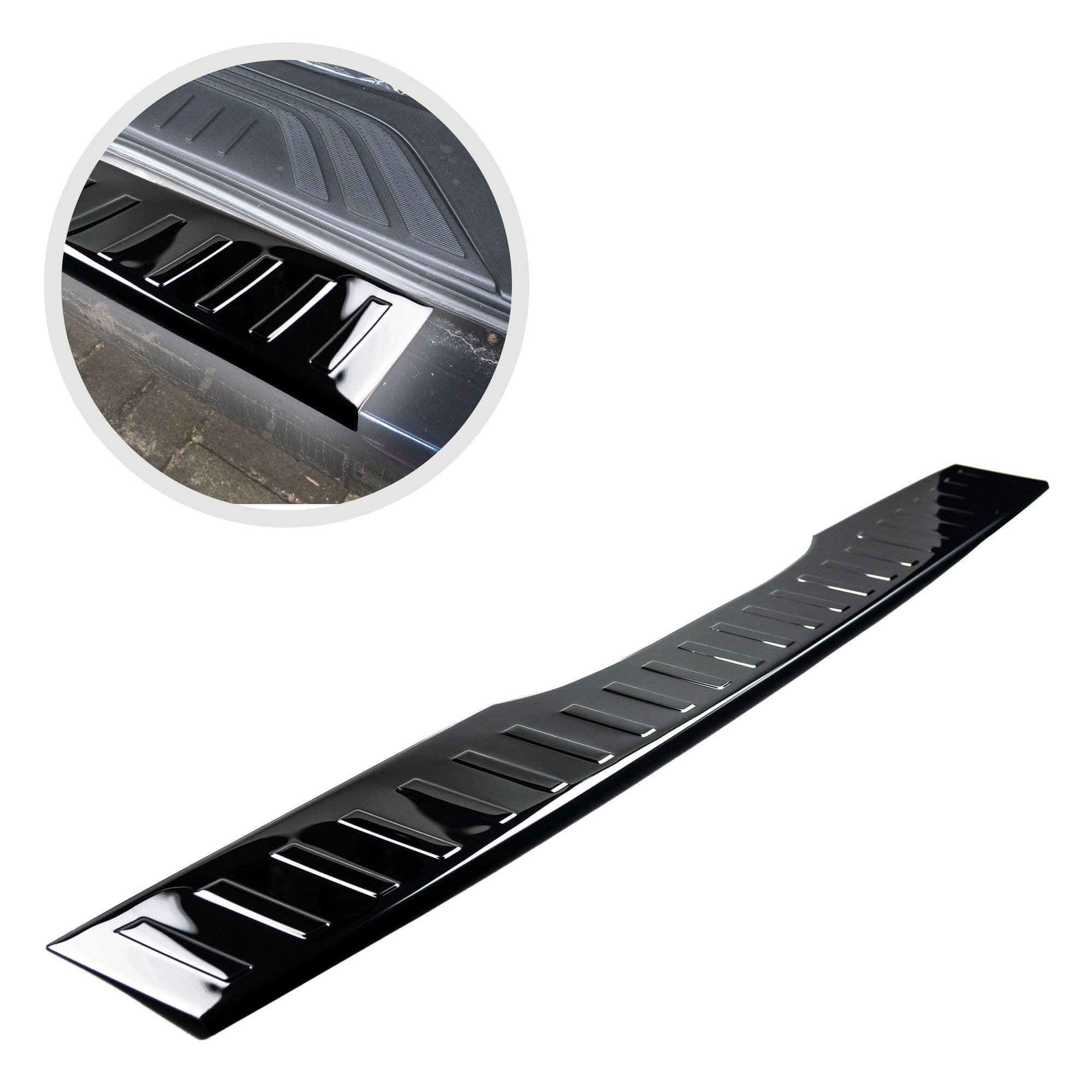 Listwa tylnego zderzaka — Czarny chrom, Stal nierdzewna, Piano Black
