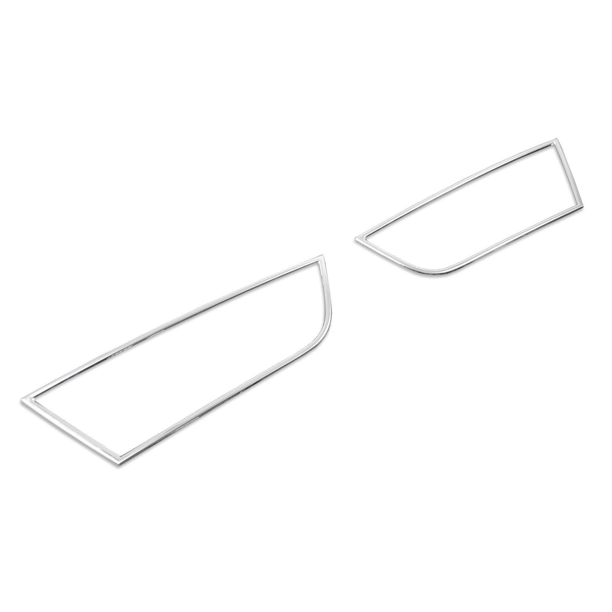 Fog light frames — Chrome, Stainless steel, Polished