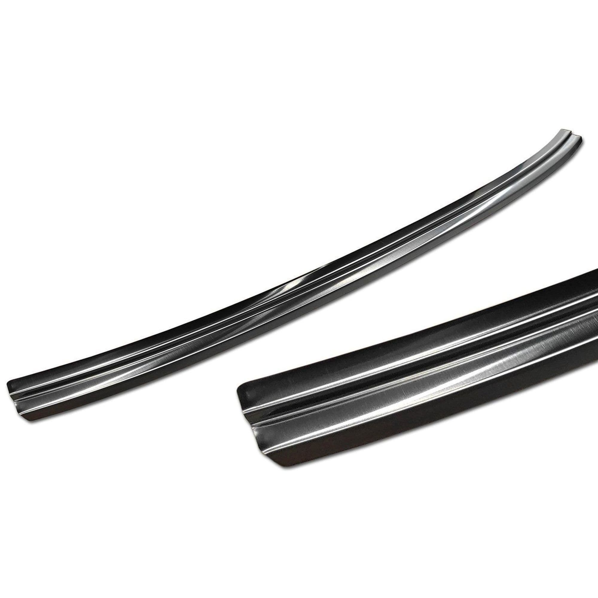 Rear bumper trim — Graphite, Stainless steel, Brushed