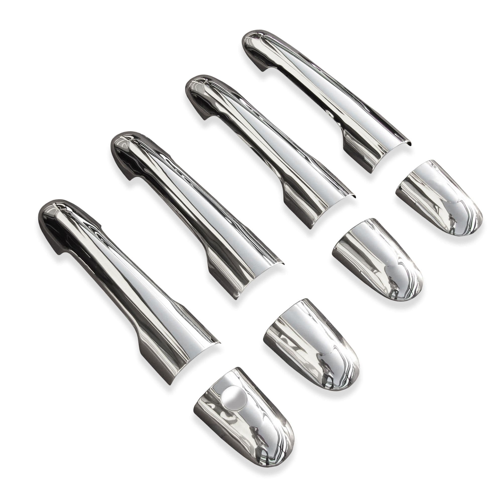 Handle covers — Chrome, Stainless steel, Polished
