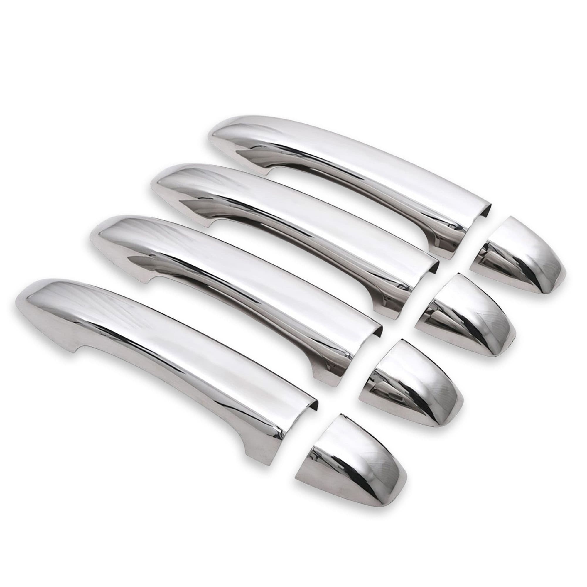 Handle covers — Chrome, Stainless steel, Polished
