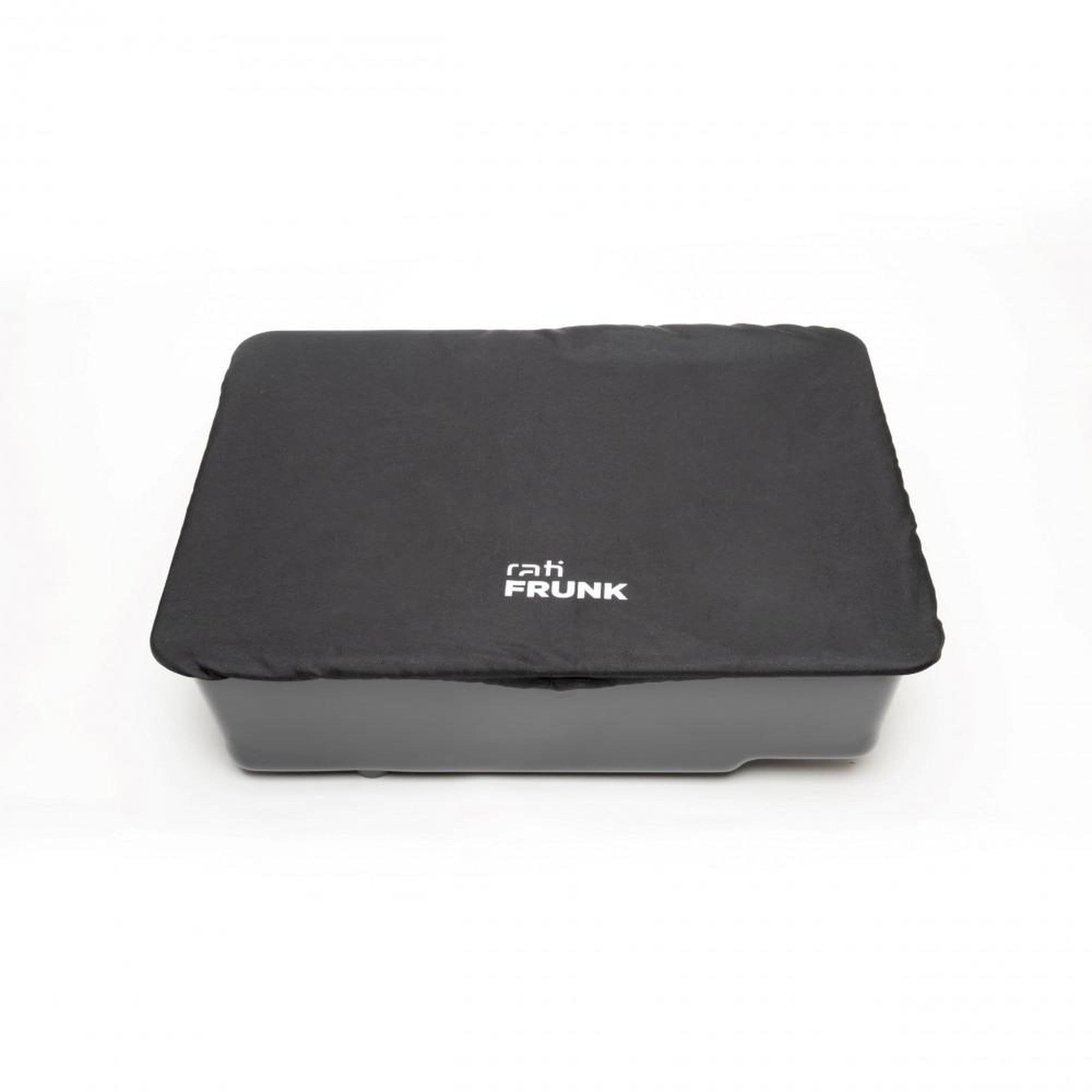 Under-hood storage box FRUNK — Black, Plastic