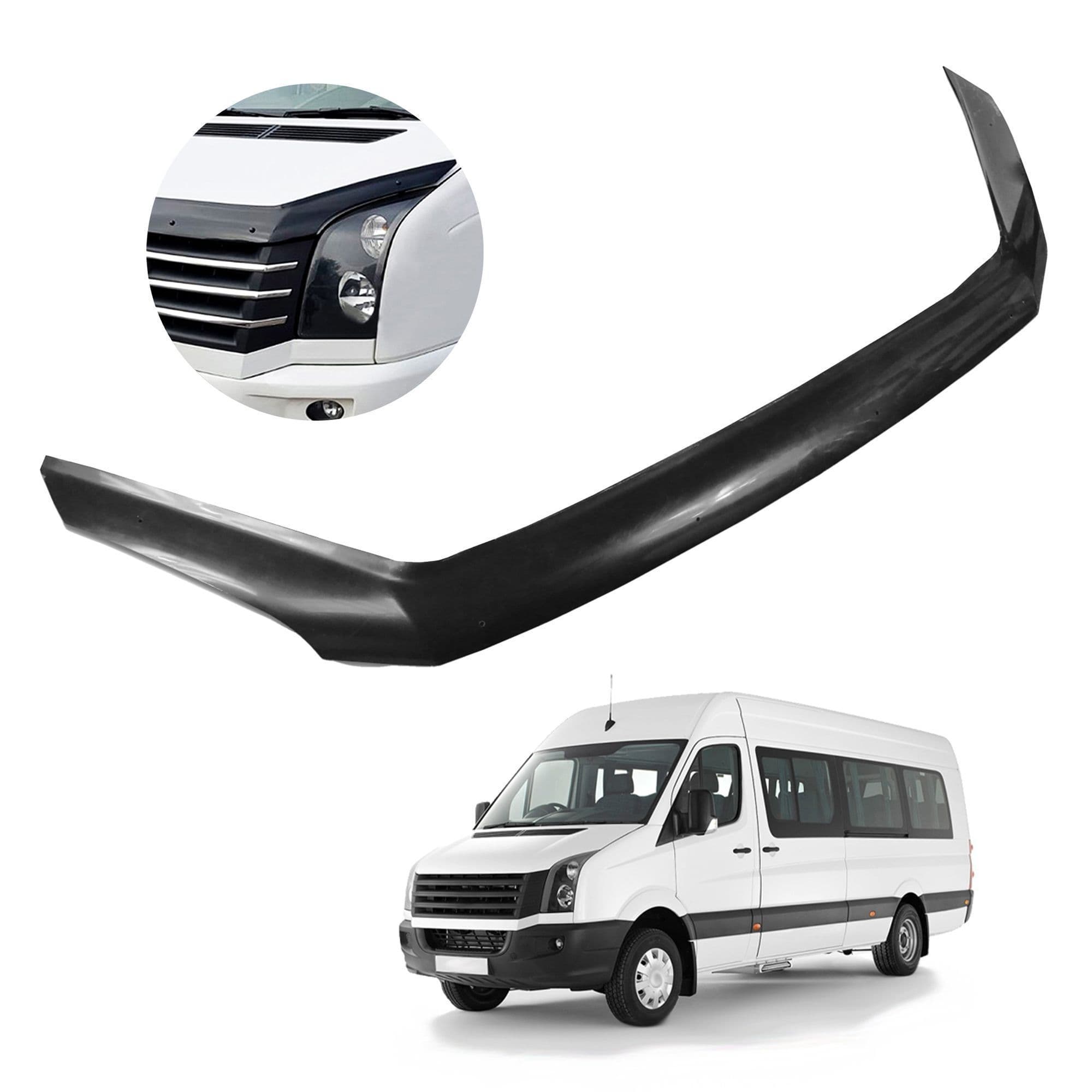 Bonnet guard — Black, ABS plastic, Shiny