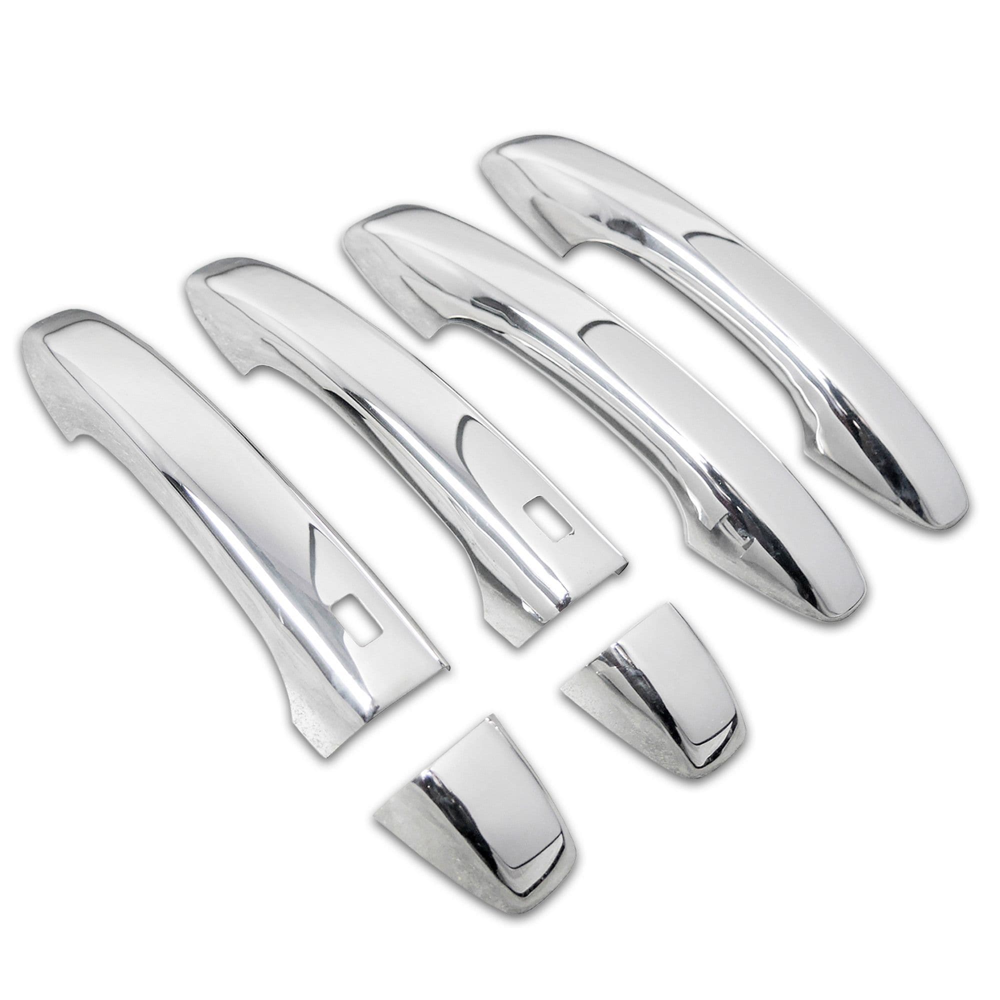 Handle covers — Chrome, Stainless steel, Polished
