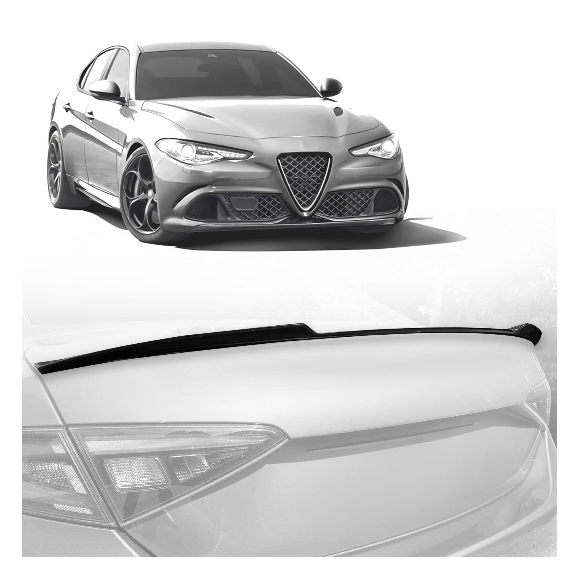 Rear tailgate wing / spoiler — Polyurethane, For painting