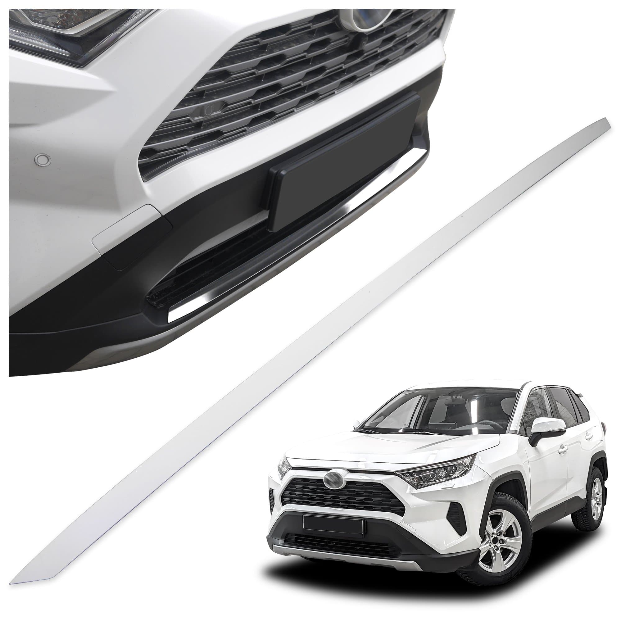 Front bumper grille trim — Chrome, Stainless steel, Polished