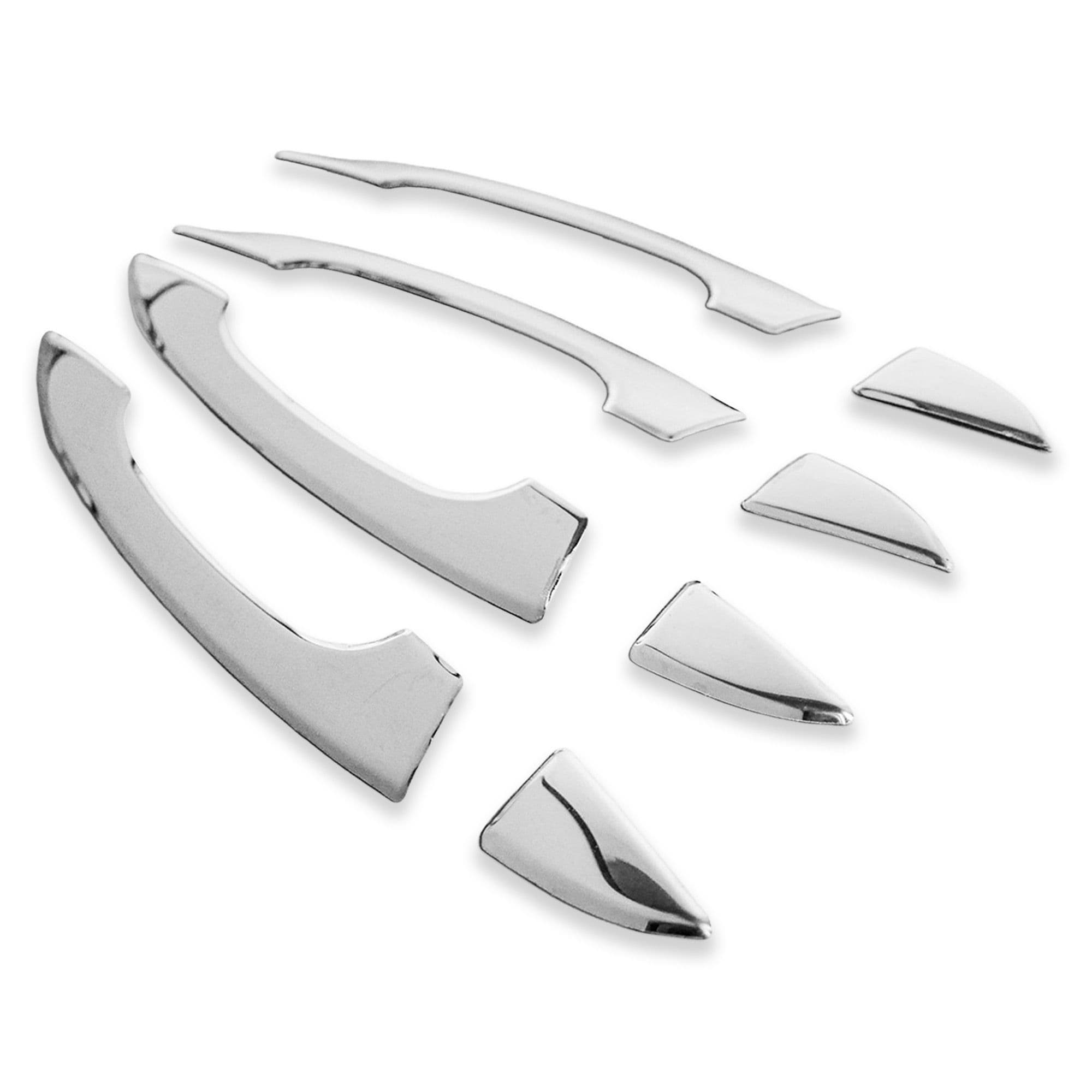 Handle covers — Chrome, Stainless steel, Polished