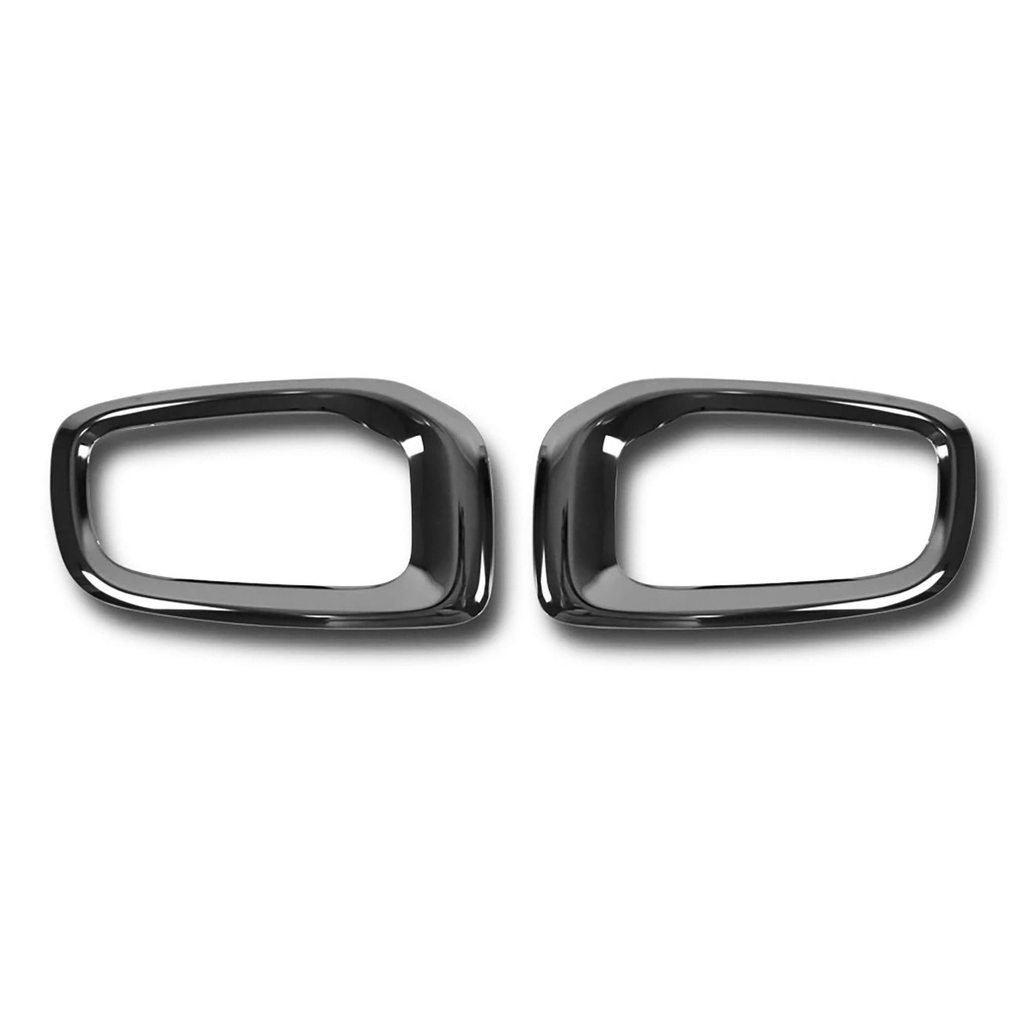 Fog light frames — Black chrome, Stainless steel, Polished