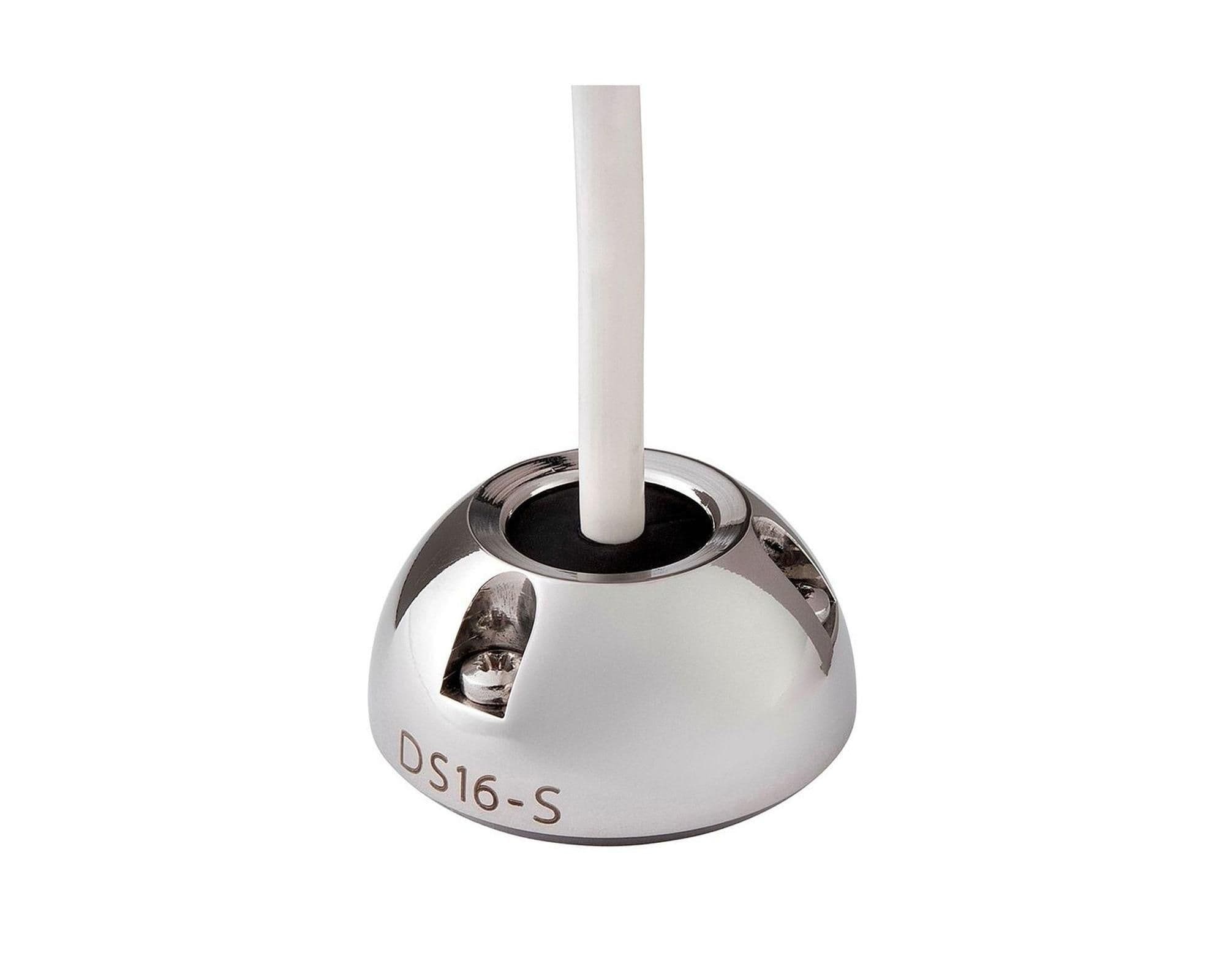 Waterproof cable gland in vertical orientation Deck Seals — Chrome, Stainless steel, Polished