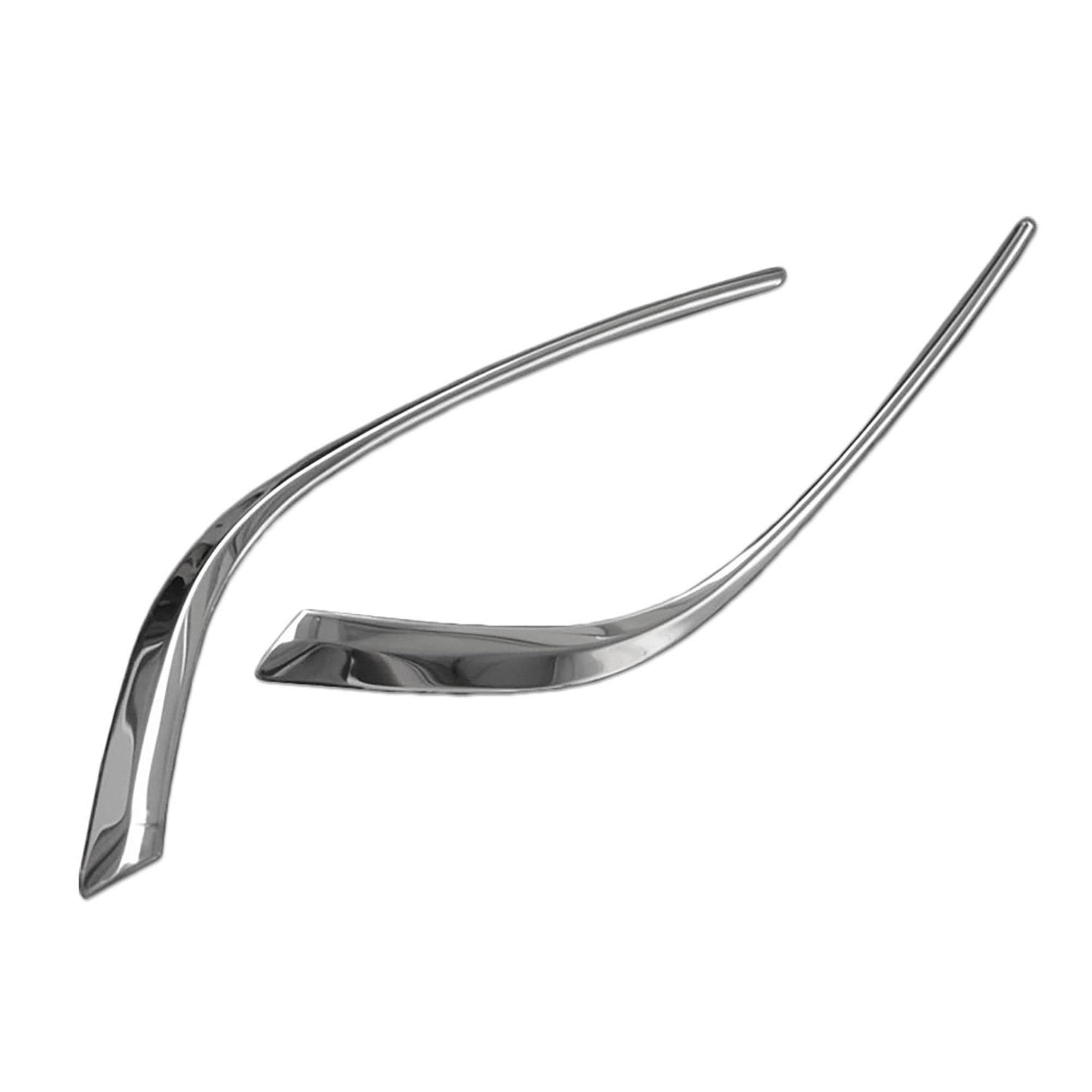 Fog light frames — Chrome, Stainless steel, Polished