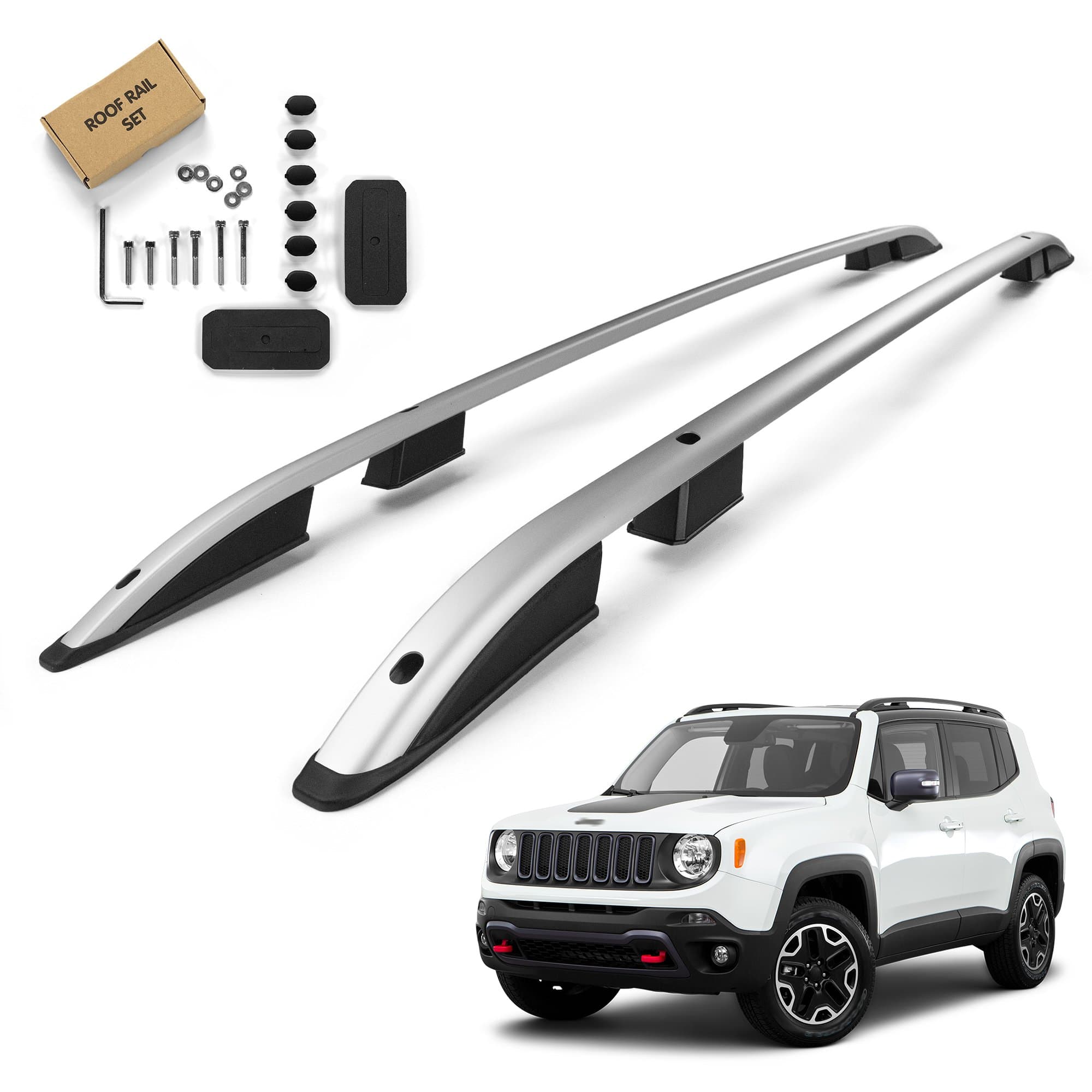 Roof rails SKYPORT — Silver, Aluminum | Plastic, Matte