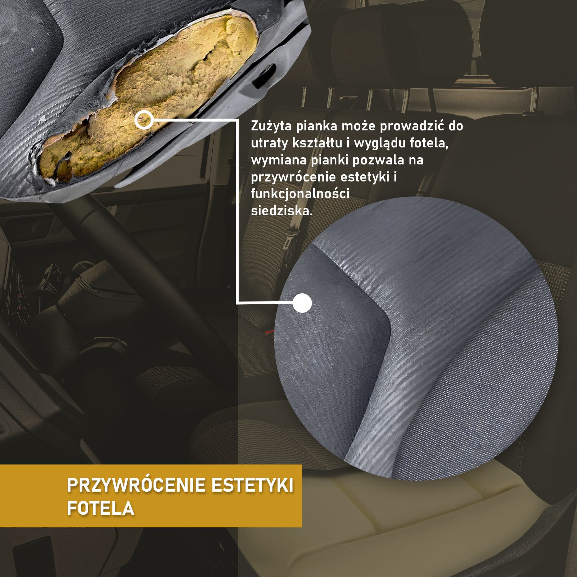 Seat foam cushion — Polyurethane foam