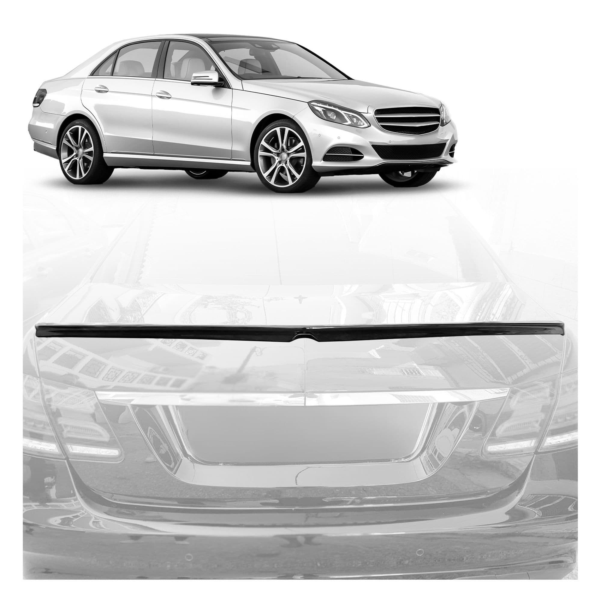 Rear tailgate wing / spoiler — Polyurethane, For painting