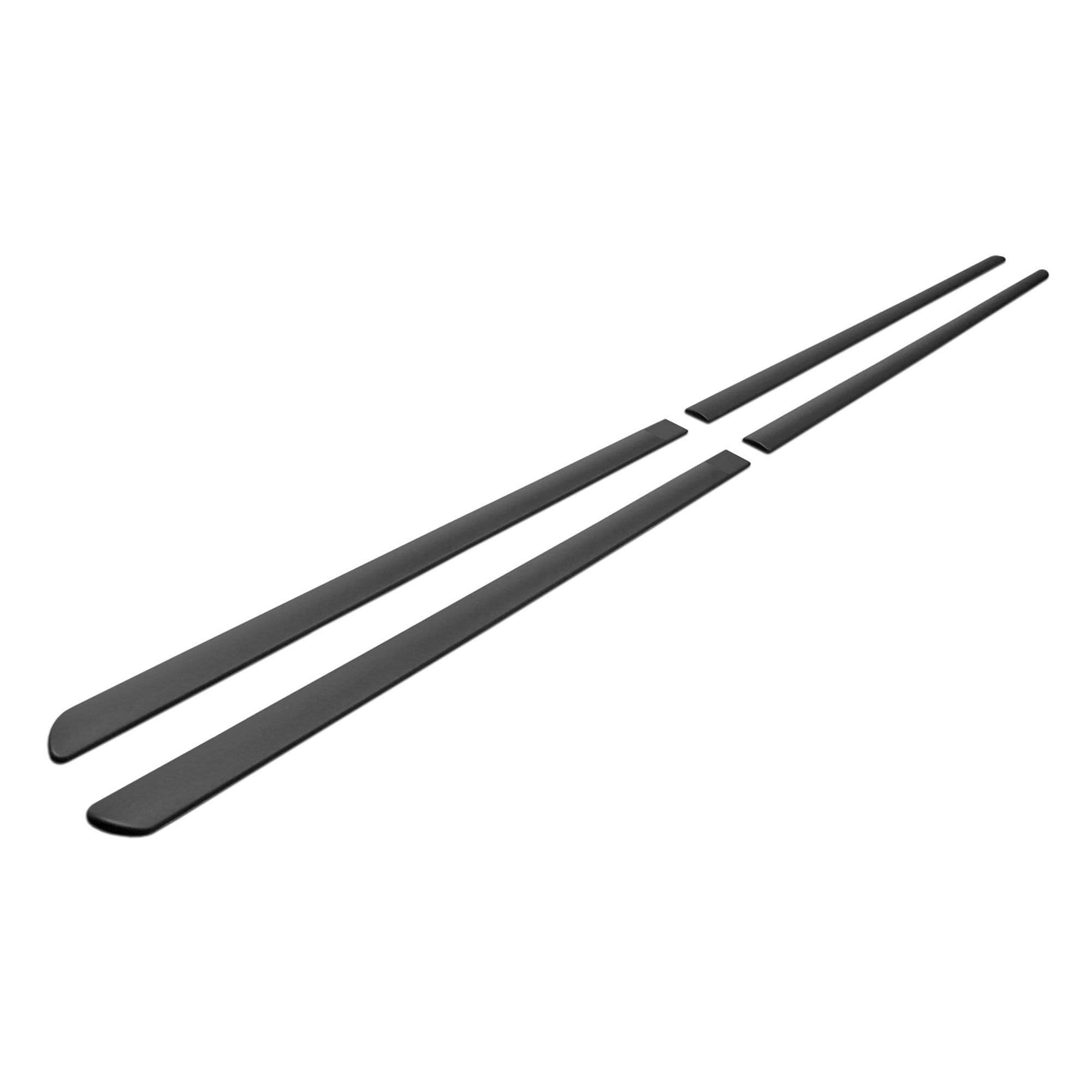 Side door trims — Black, Polyurethane composite PU, Matte