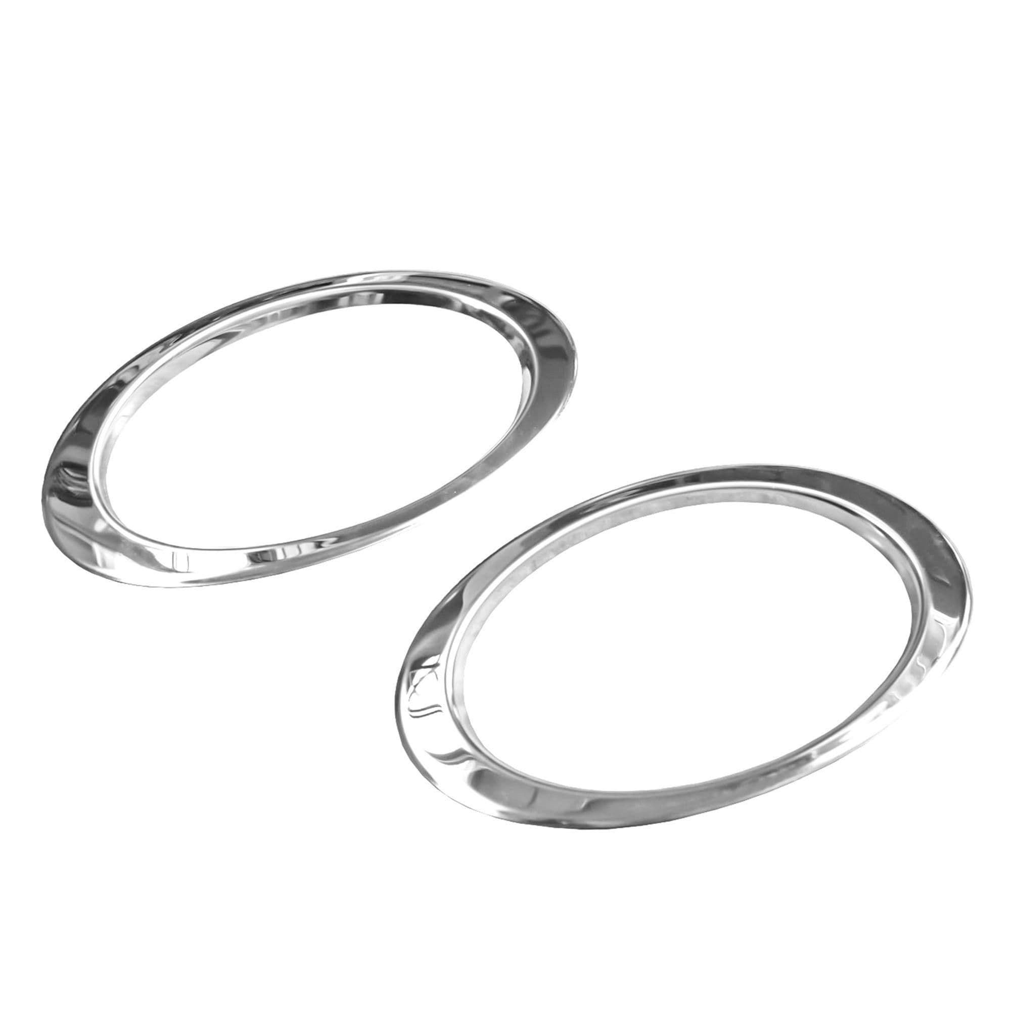 Fog light frames — Chrome, Stainless steel, Polished