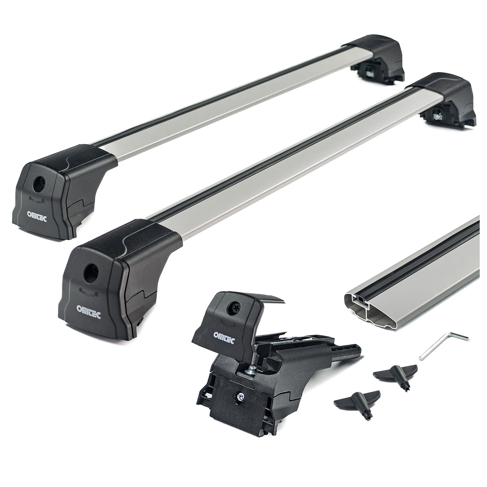 Roof rack Elegance V2 — Silver, Aluminum, Matte