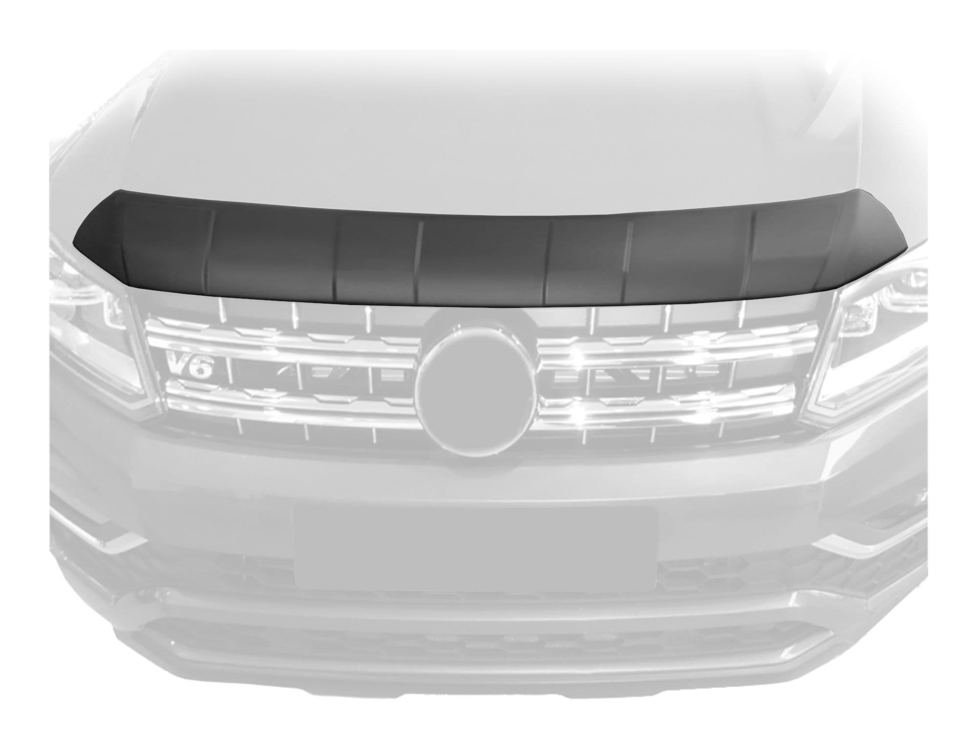 Bonnet guard — Black, ABS plastic, Matte