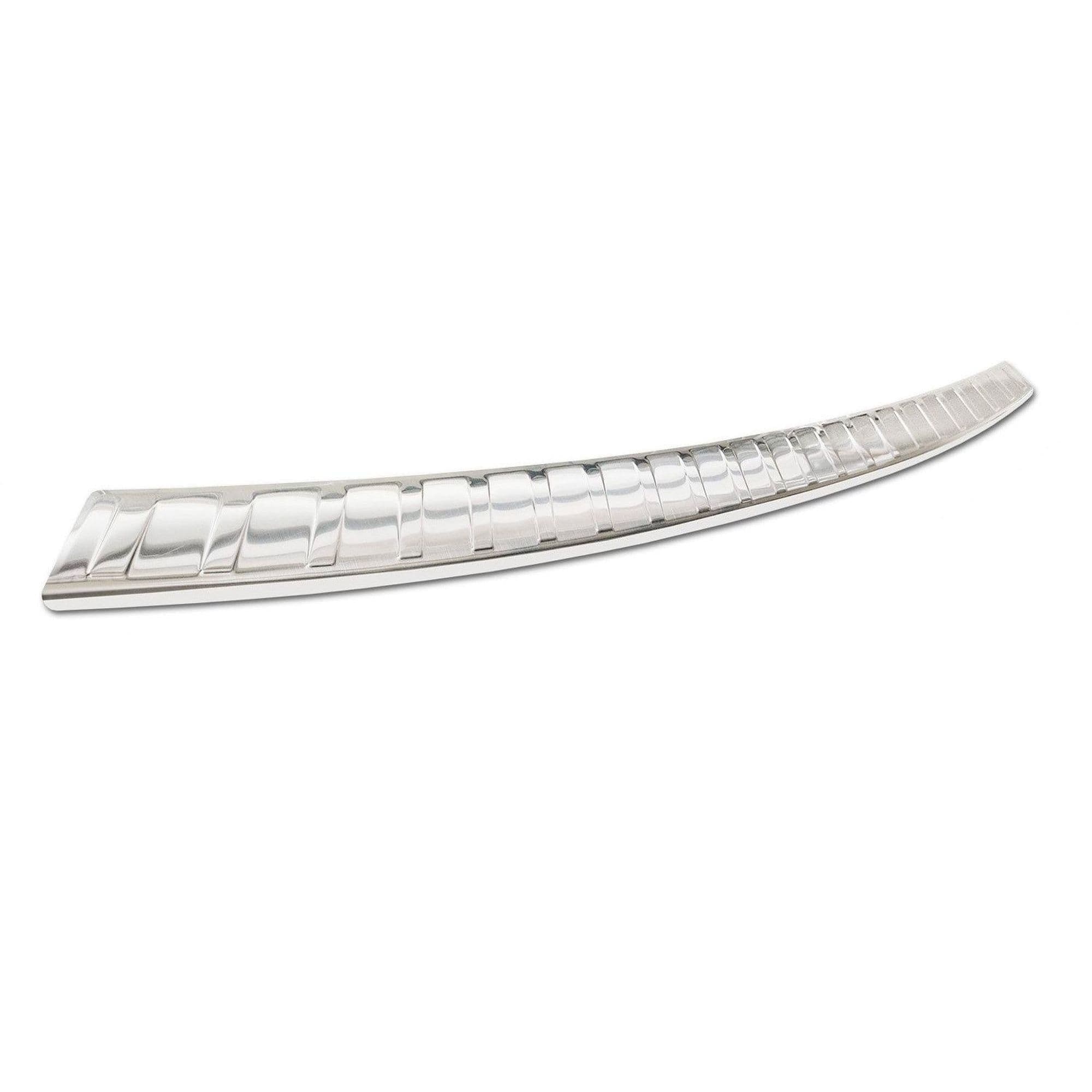 Rear bumper trim — Silver, Stainless steel, Brushed