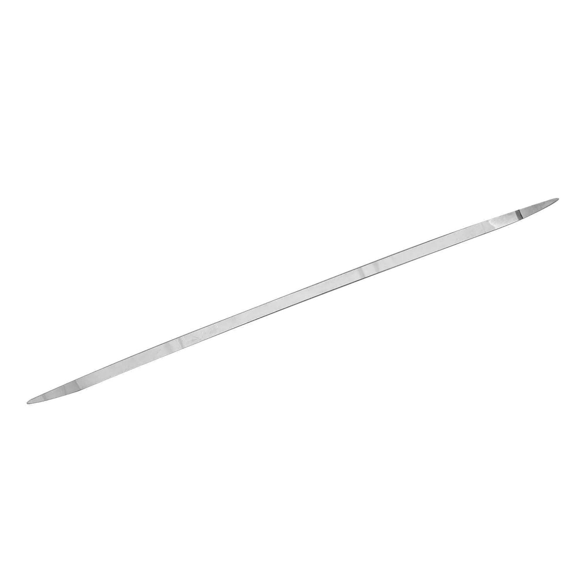 Rear bumper styling trim — Chrome, Stainless steel, Polished