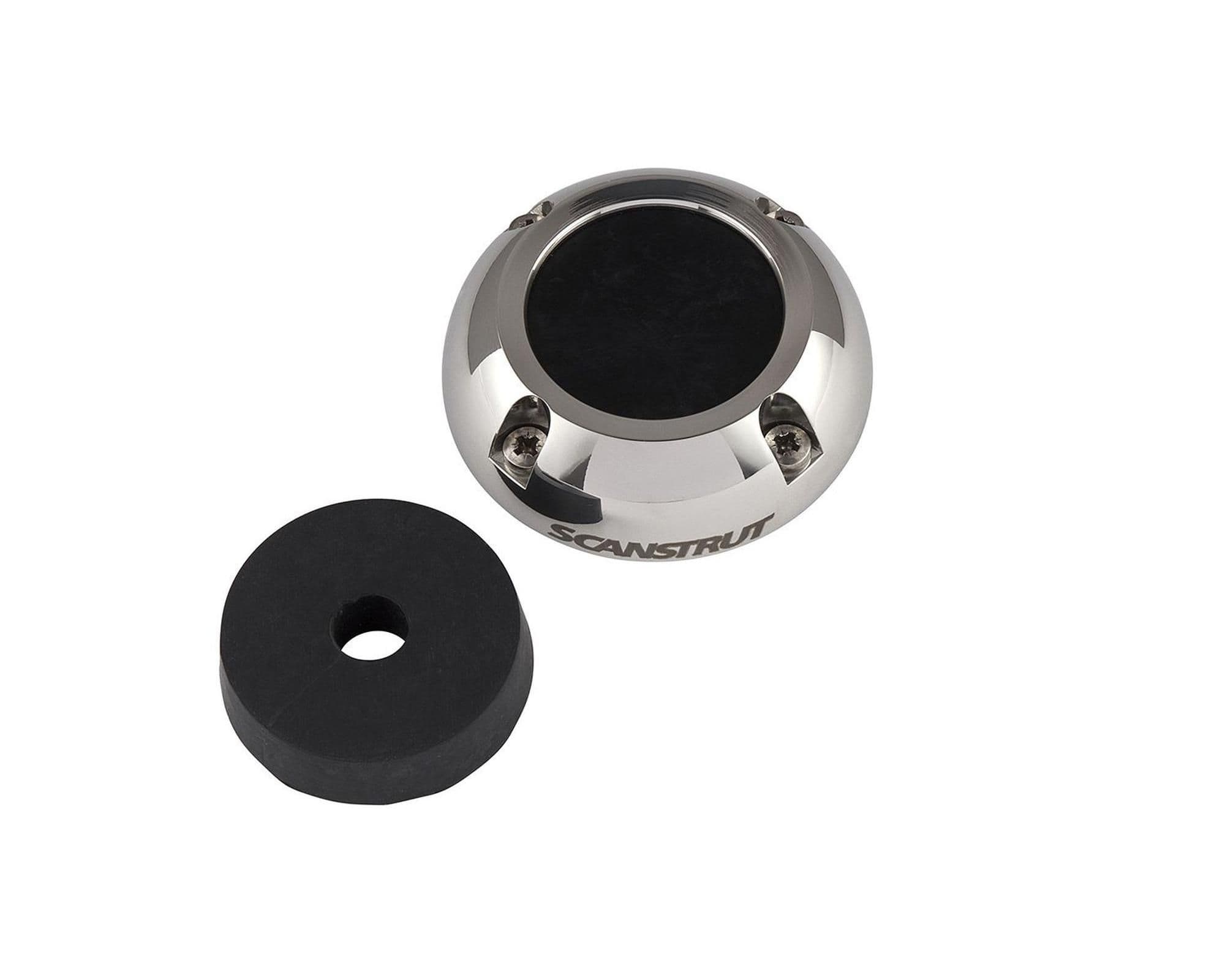 Waterproof cable gland in vertical orientation Deck Seals — Chrome, Stainless steel, Polished