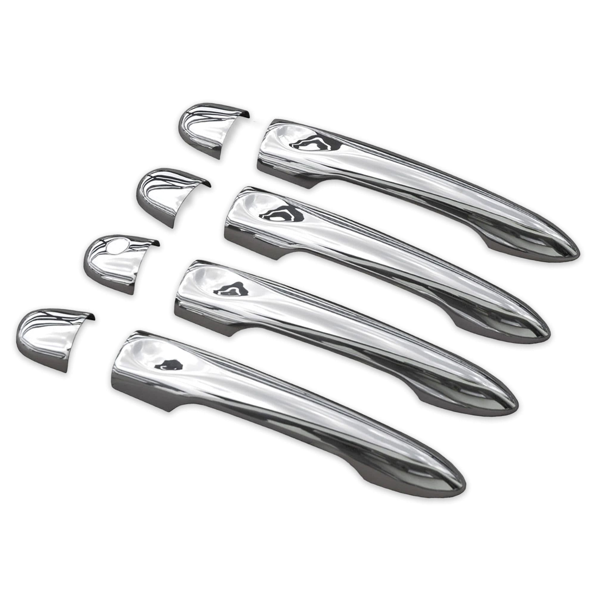 Handle covers — Chrome, Stainless steel, Polished