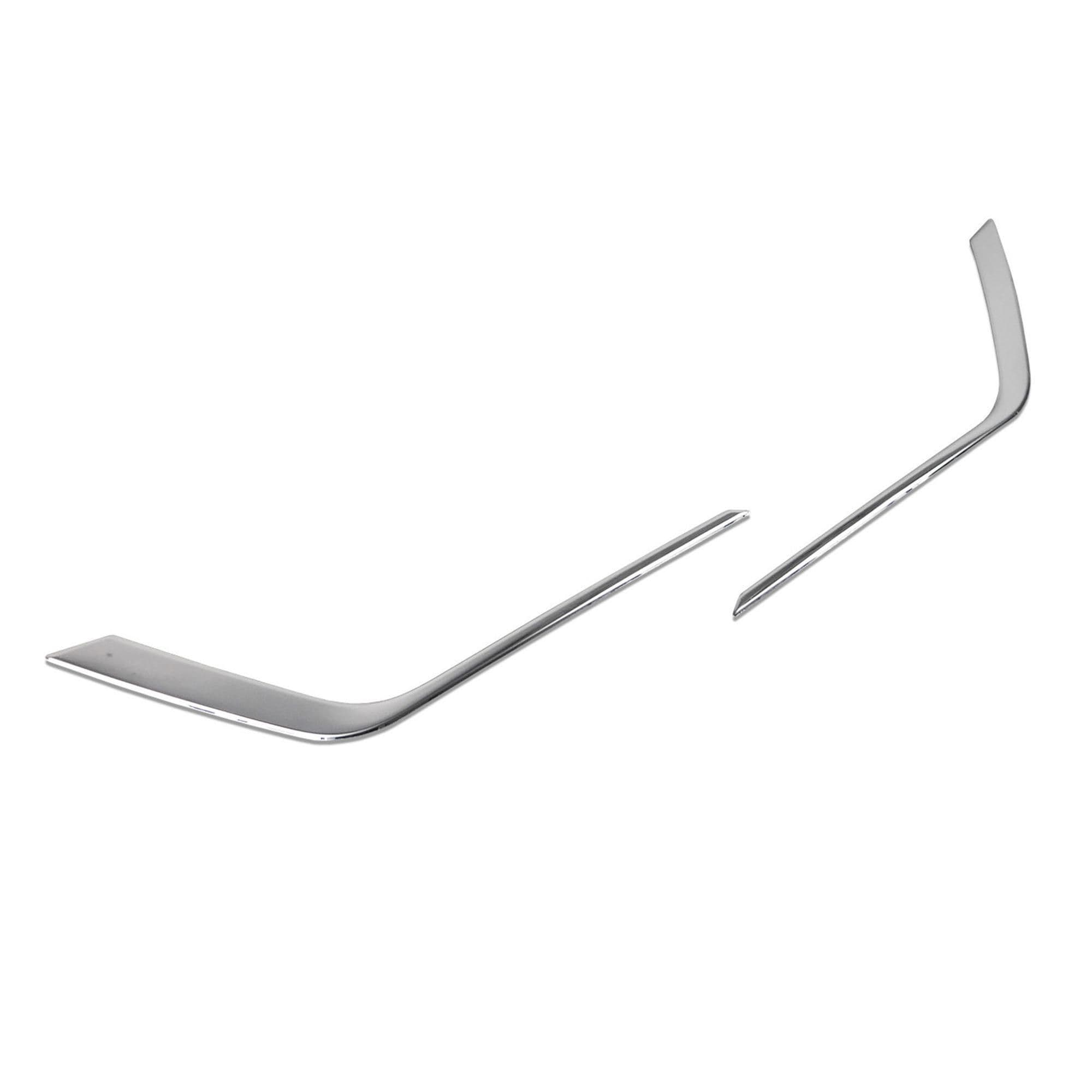 Halogen light frames (trims) — Chrome, Stainless steel, Polished