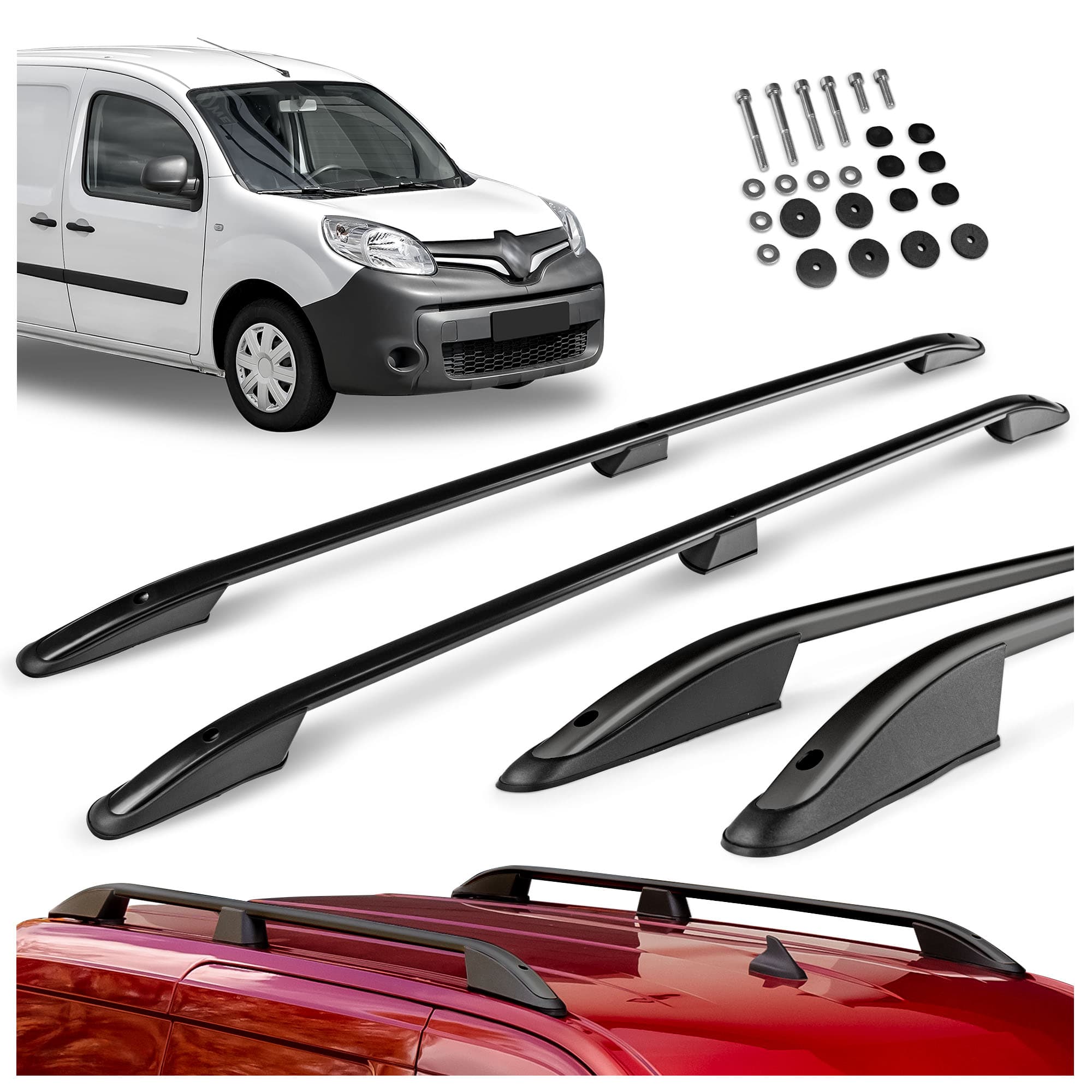 Roof rails Elegance — Black, Aluminum | Plastic, Painted