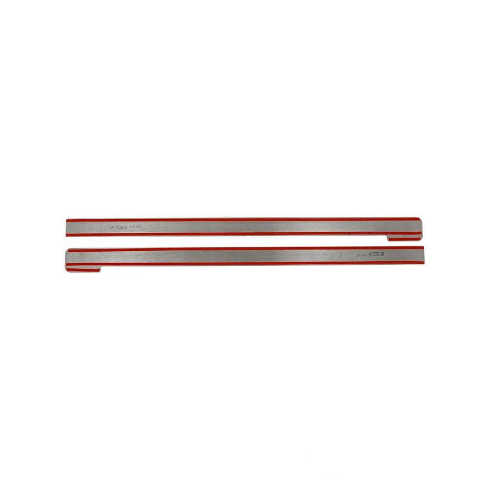 Lamelles pour portes coulissantes — Chrome, Acier inoxydable, Poli