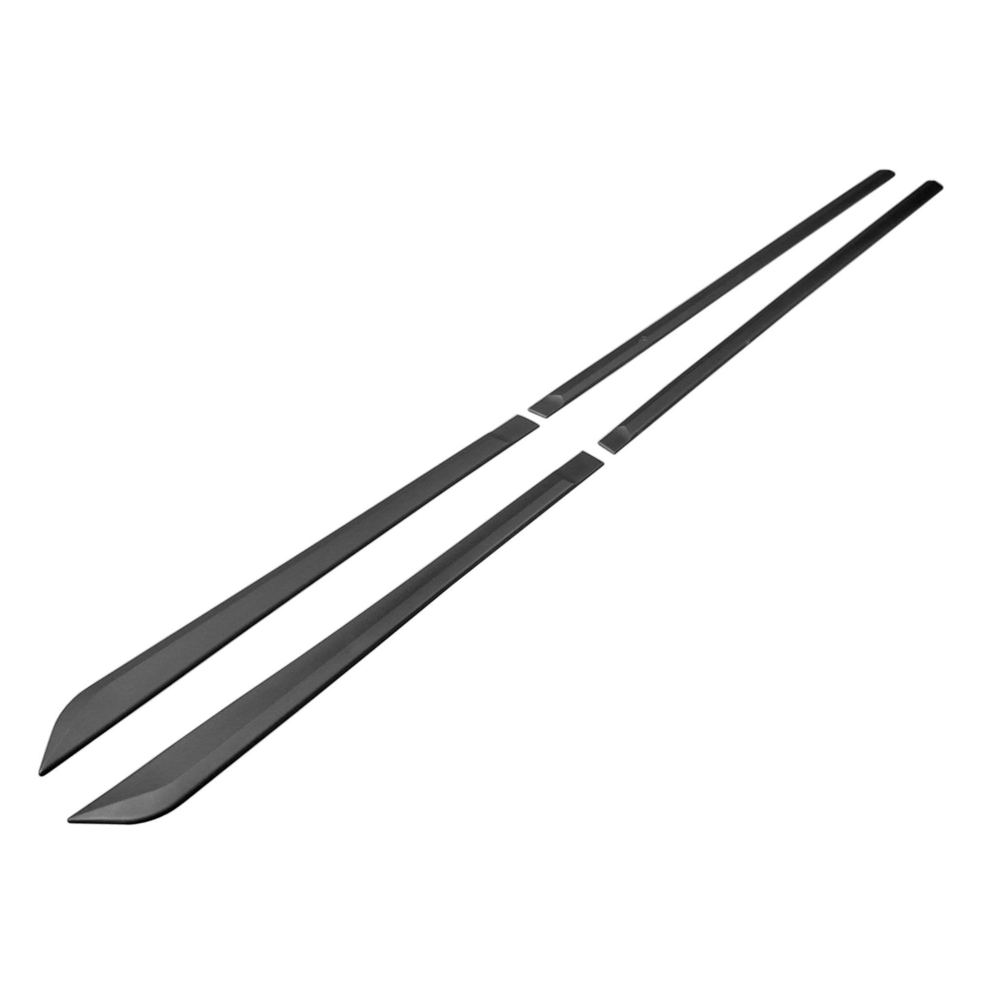 Side door trims — Black, Polyurethane composite PU, Matte