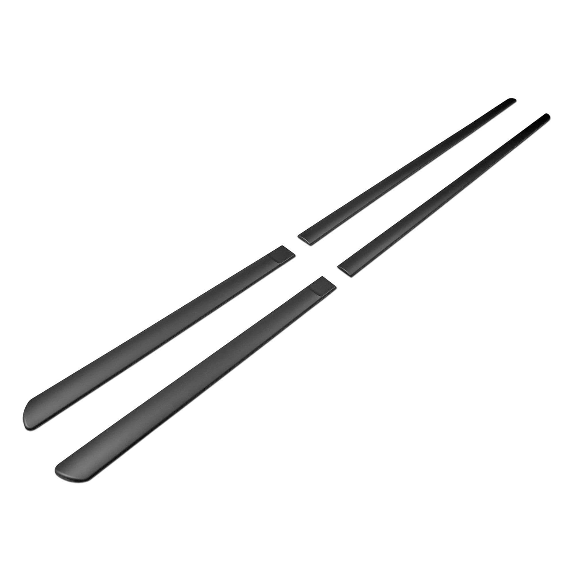 Side door trims — Black, Polyurethane composite PU, Matte