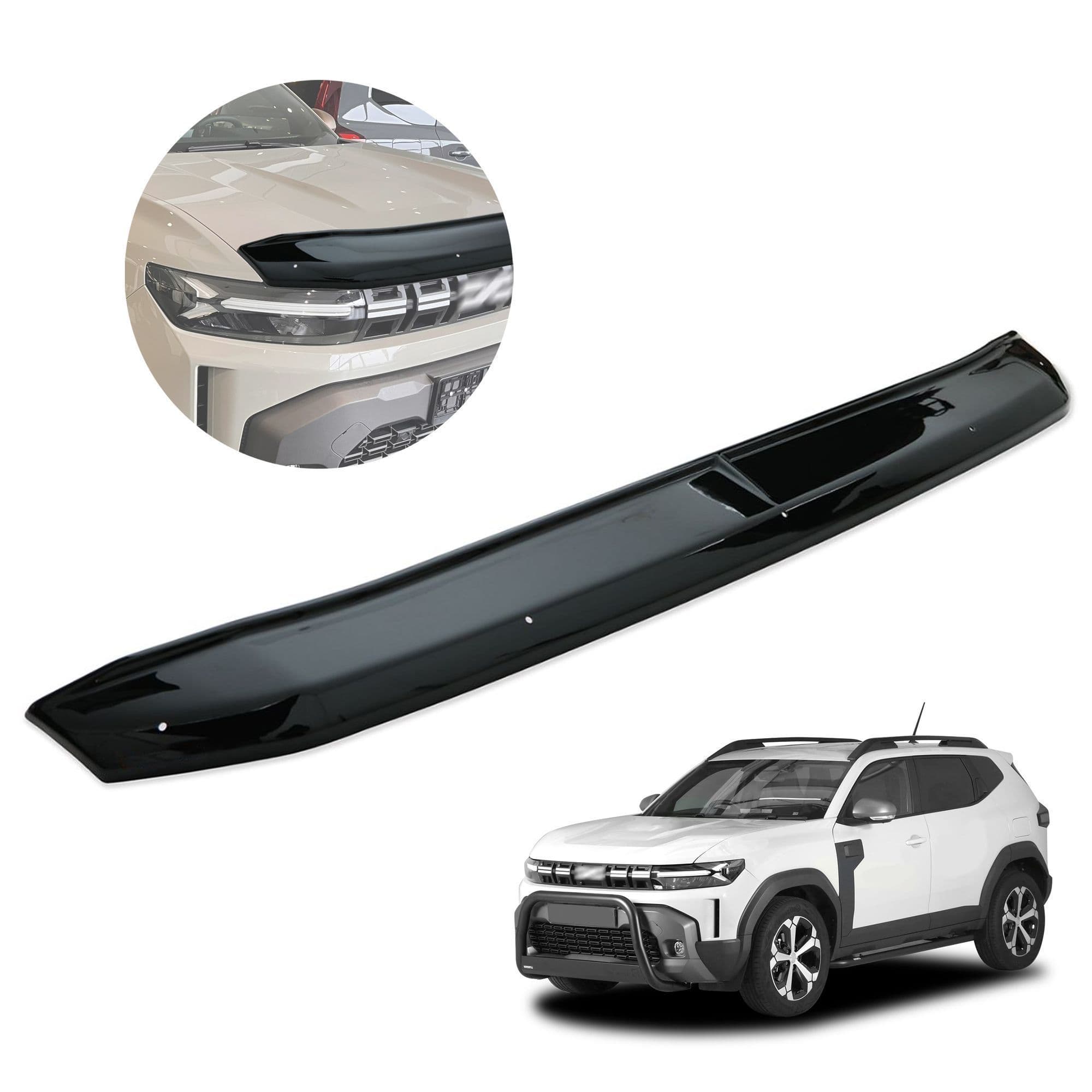 Bonnet guard — Black, ABS plastic, Shiny