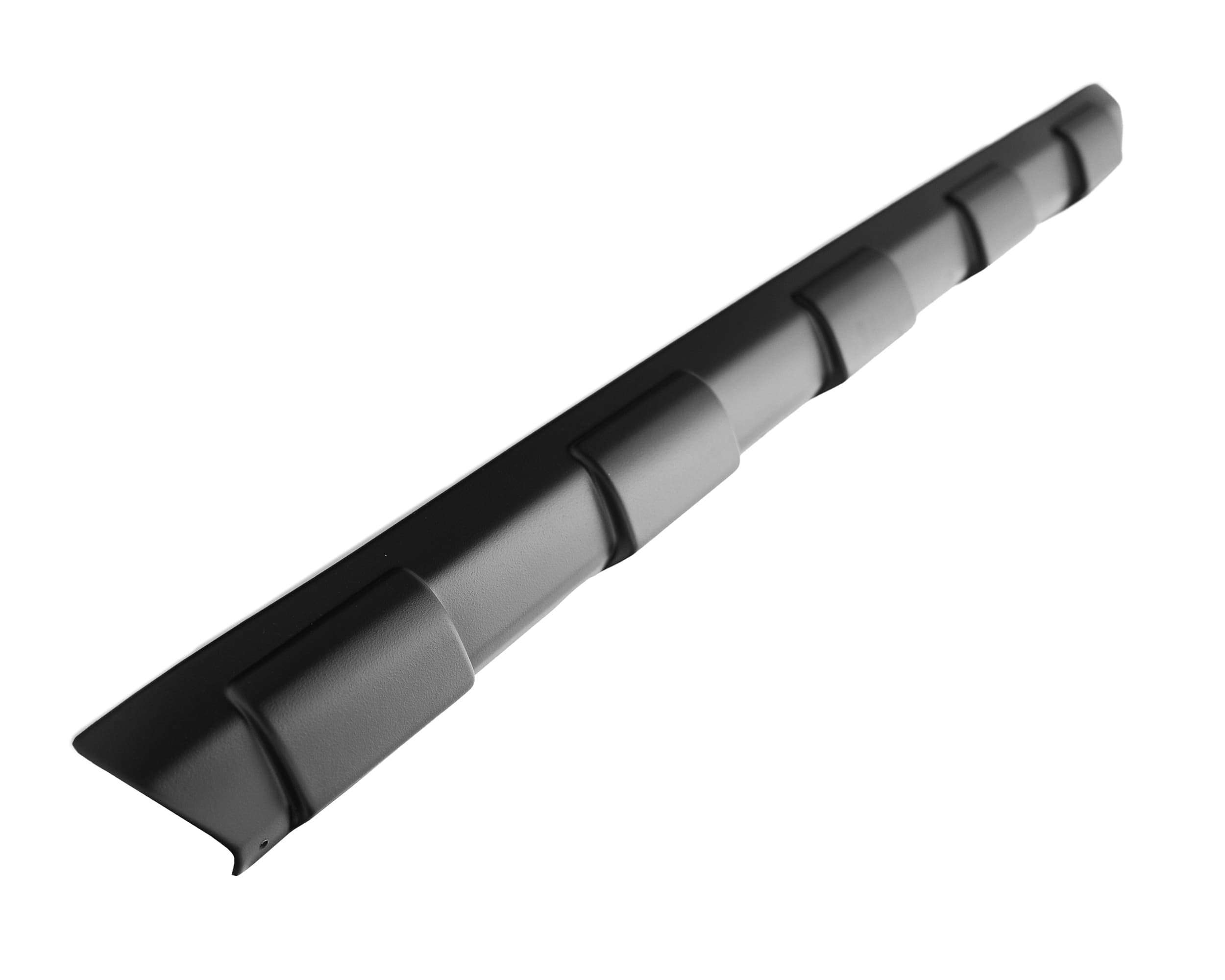 Heckspoilerlippe — Schwarz, ABS-Kunststoff, Matt